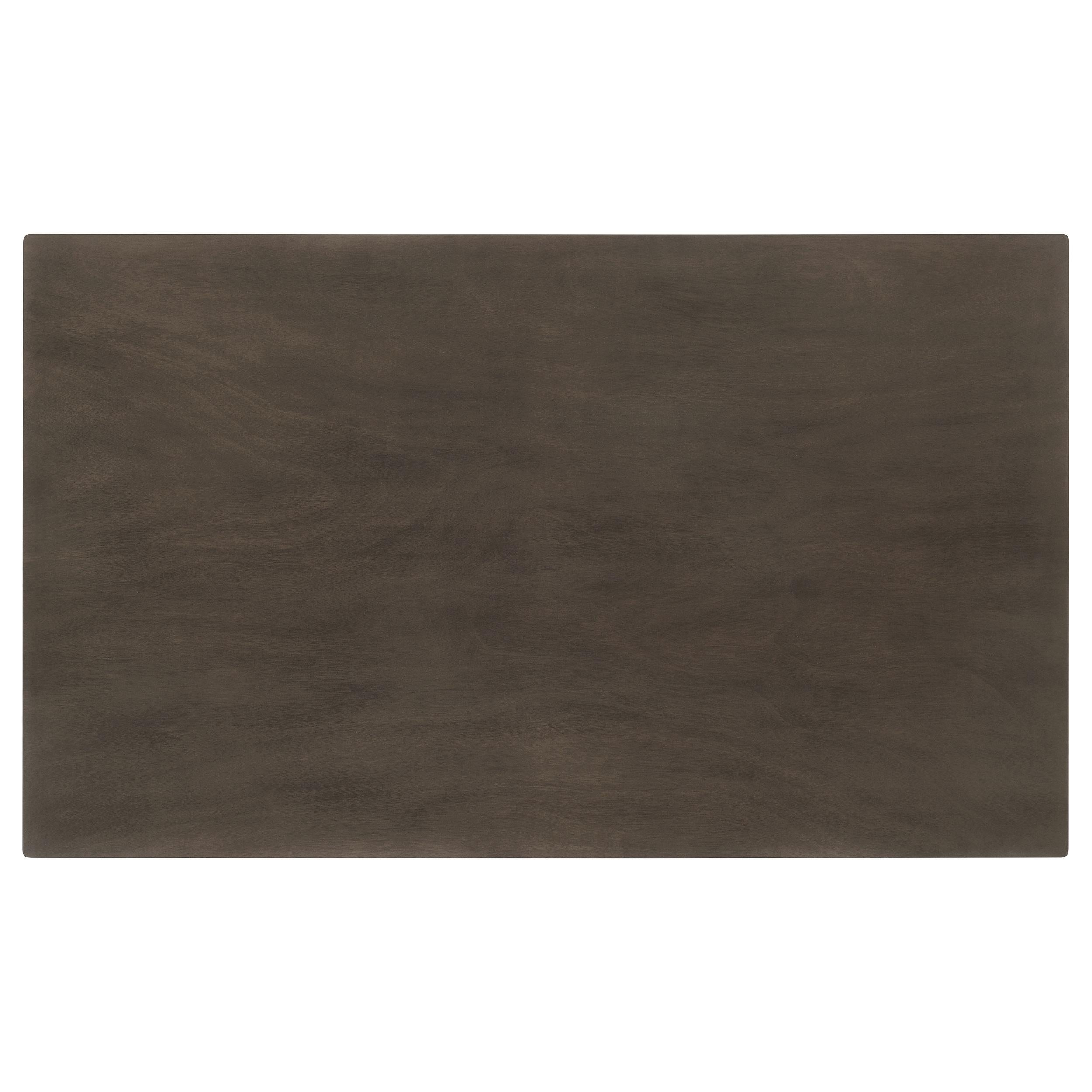  Coaster Furniture Onslow 108621 59-inch Rectangular Wood Dining Table - Dark Brown IMAGE 5