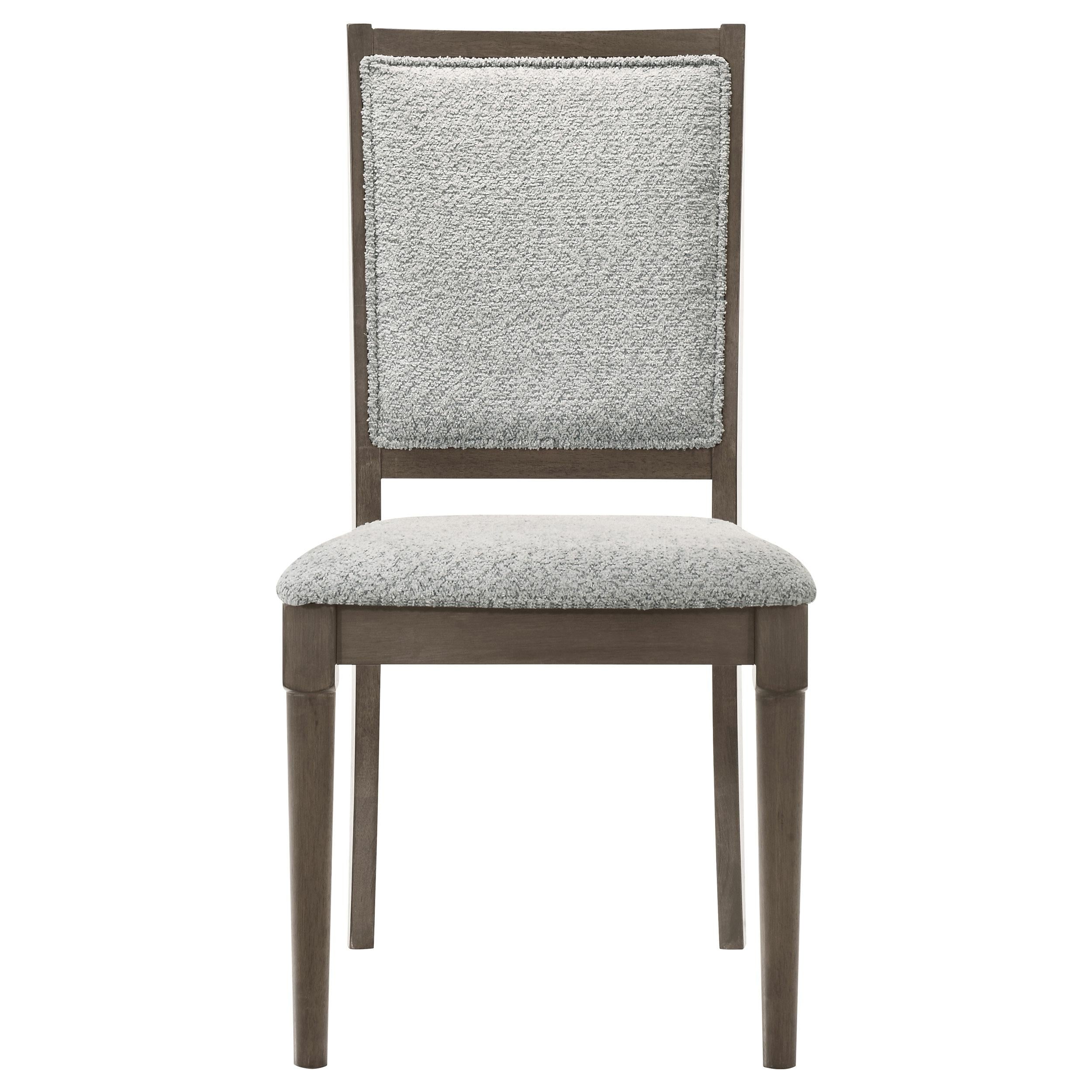 Coaster Furniture Onslow 108622 Upholstered Dining Side Chair - Dark Brown IMAGE 3