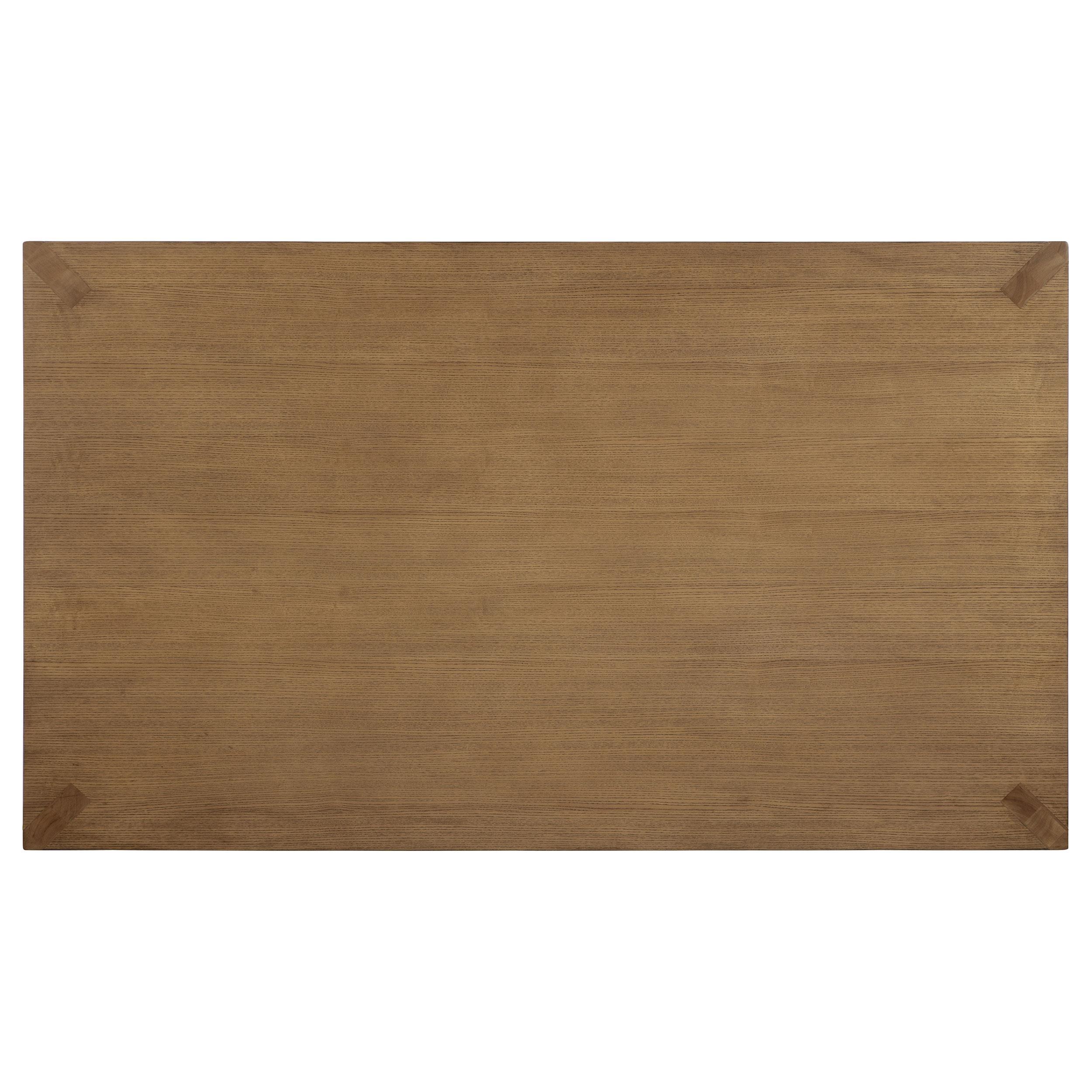  Coaster Furniture Bruner 109101 72-inch Rectangular Wood Dining Table - Natural Brown IMAGE 5