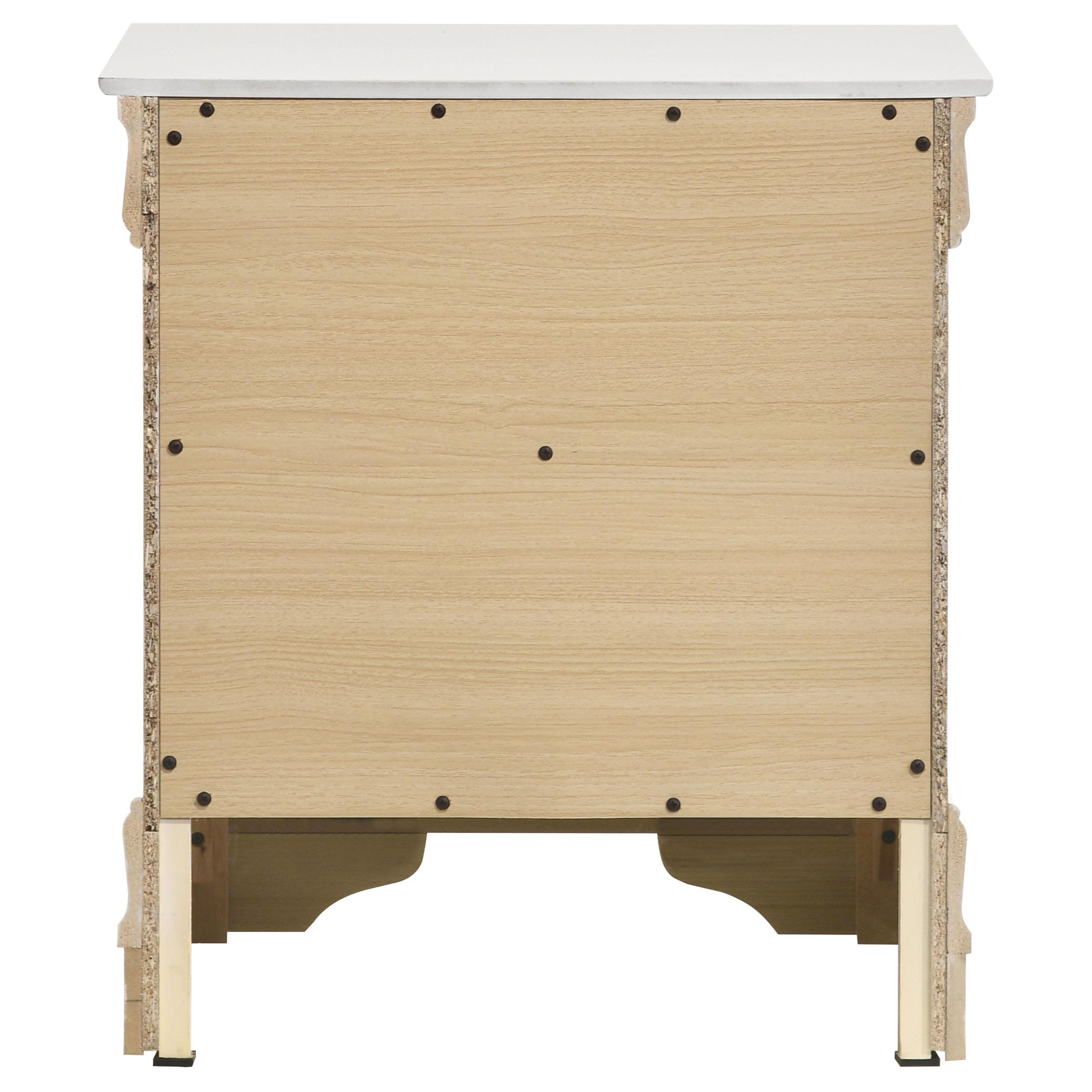  Coaster Furniture Louis Philippe 202442 2-Drawer Nightstand Bedside Table - White IMAGE 7