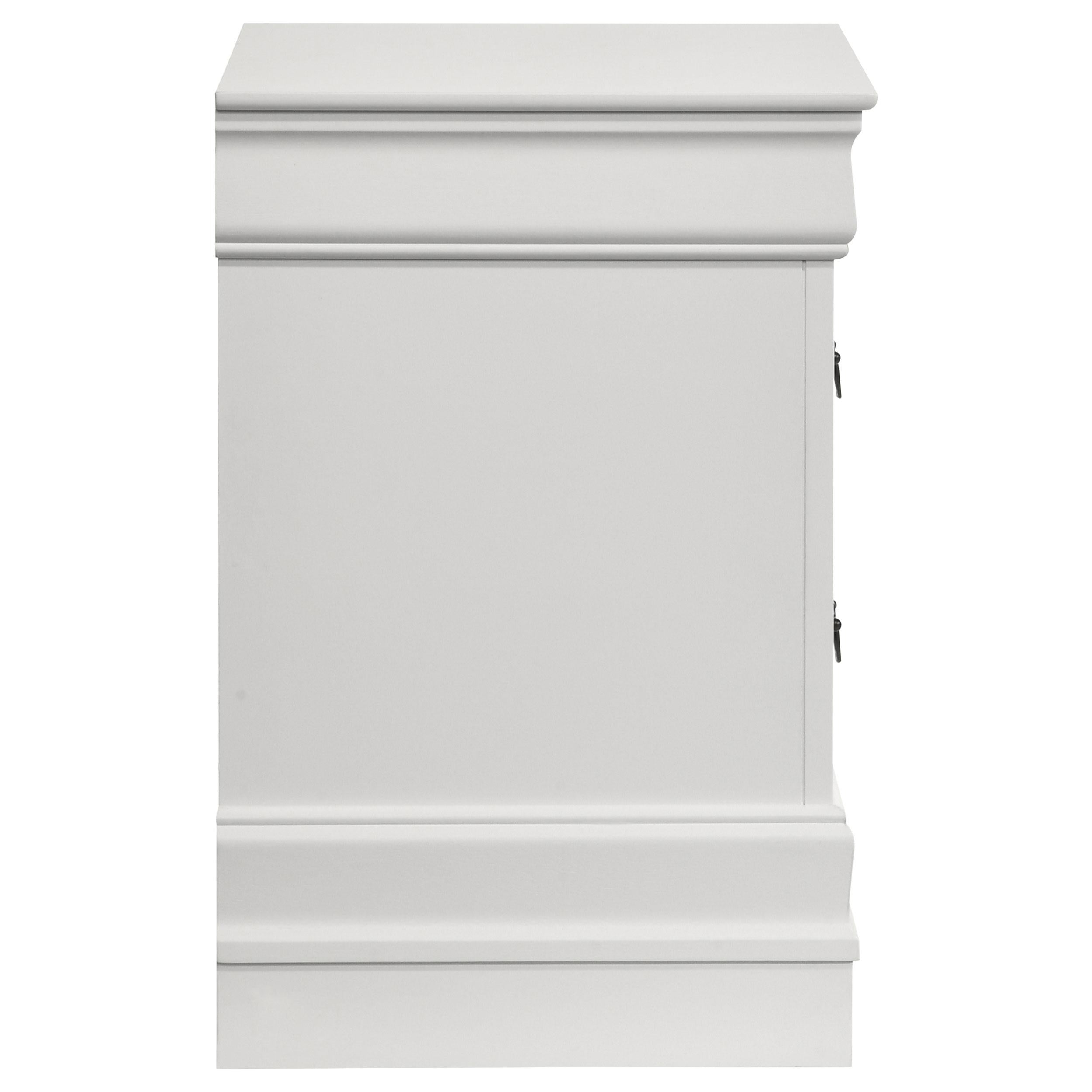  Coaster Furniture Louis Philippe 202442 2-Drawer Nightstand Bedside Table - White IMAGE 9