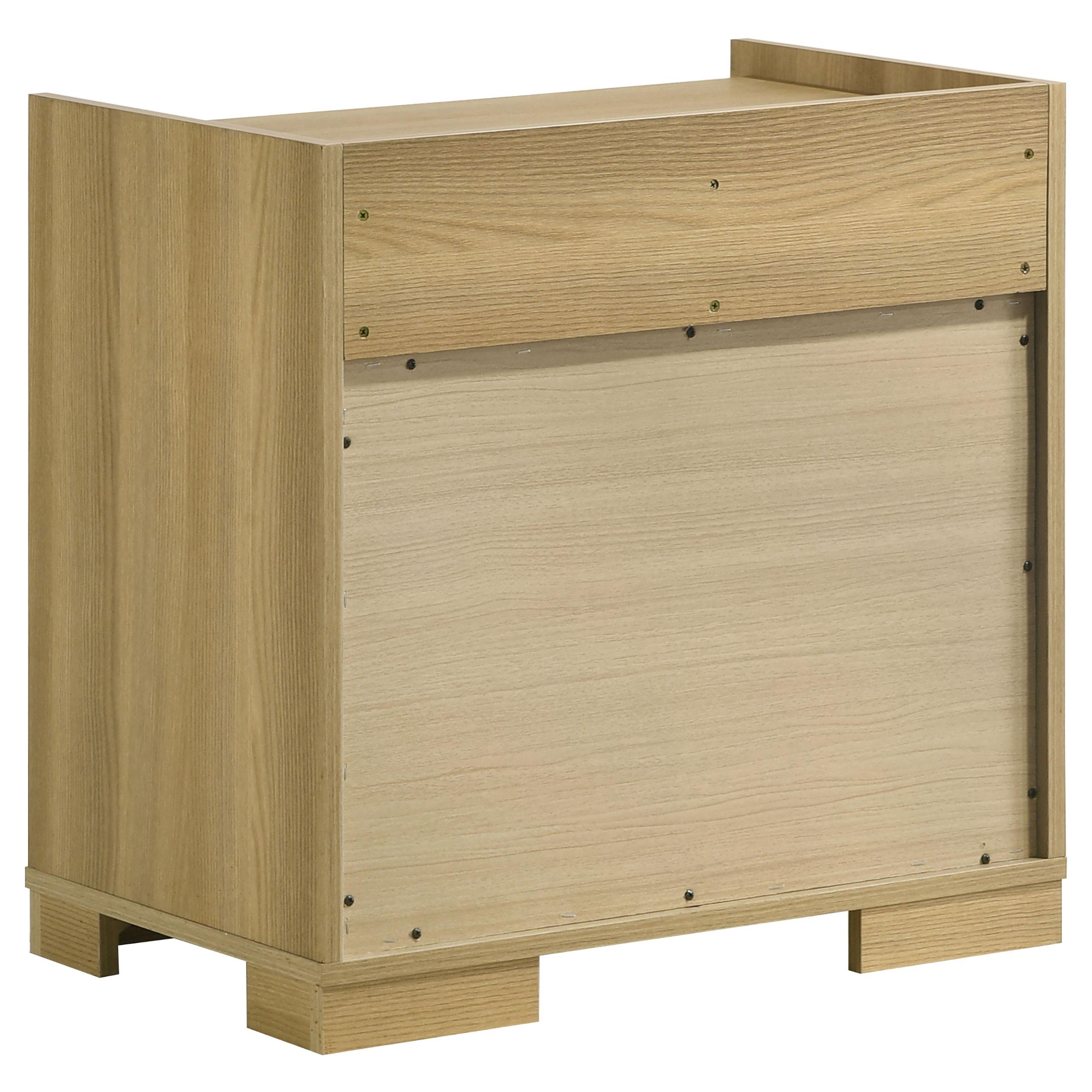  Coaster Furniture Hyland 215652 2-Drawer Nightstand Bedside Table - Natural IMAGE 6