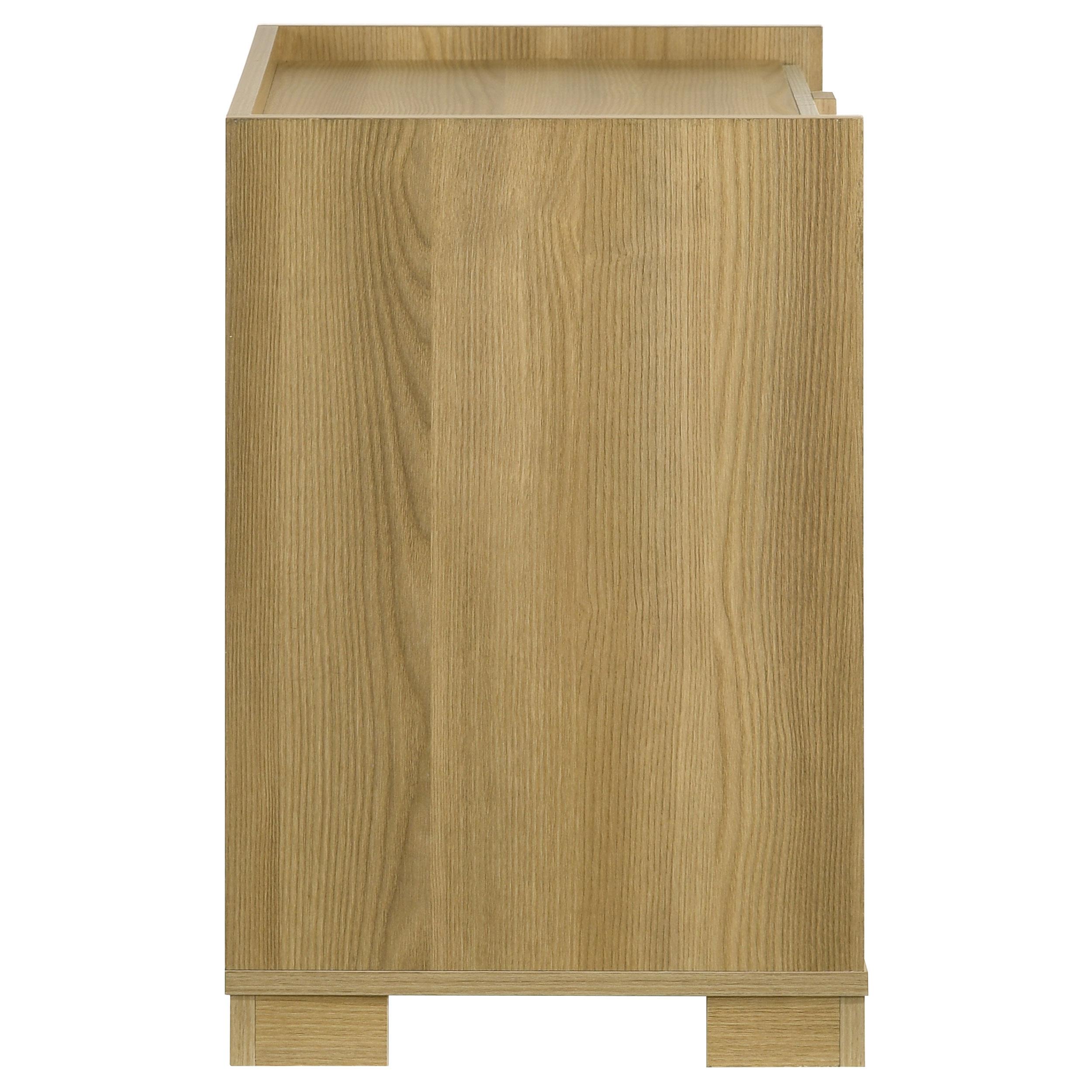  Coaster Furniture Hyland 215652 2-Drawer Nightstand Bedside Table - Natural IMAGE 9