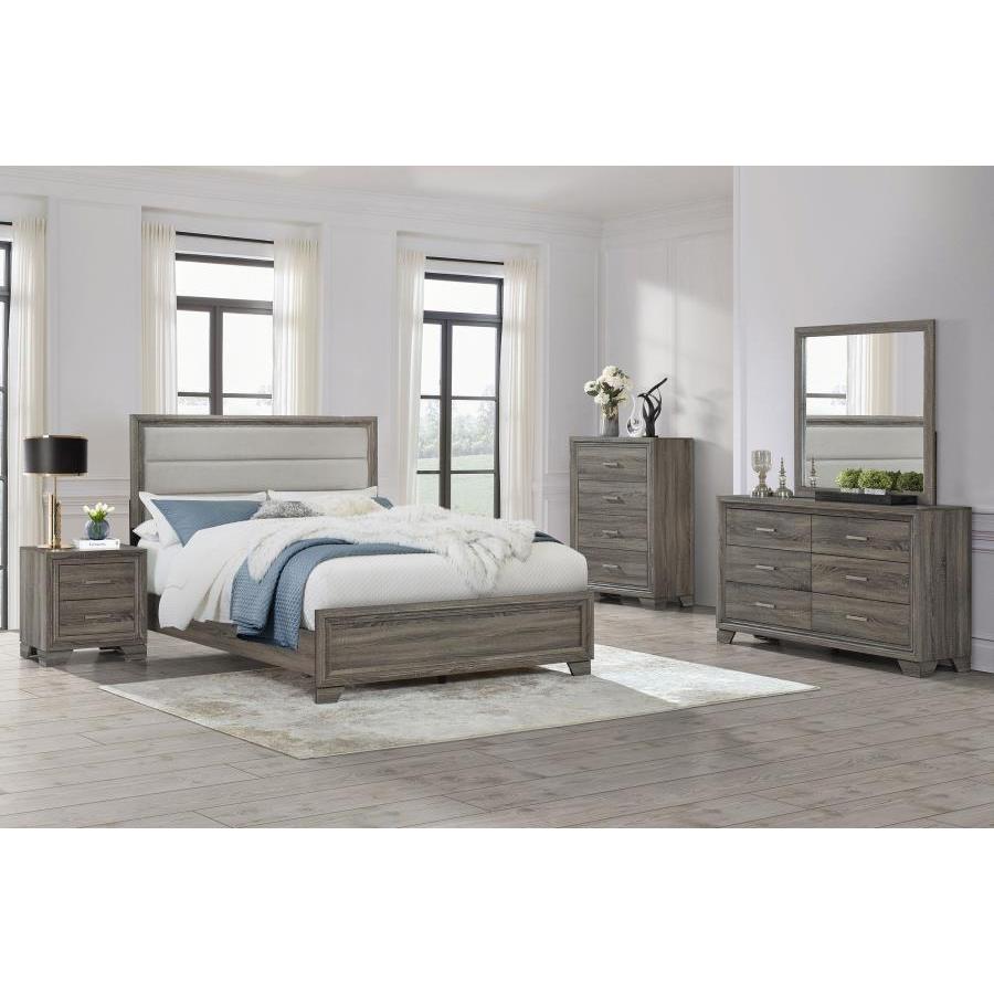  Coaster Furniture Wright 223342 2-Drawer Nightstand Bedside Table - Brown Oak IMAGE 13