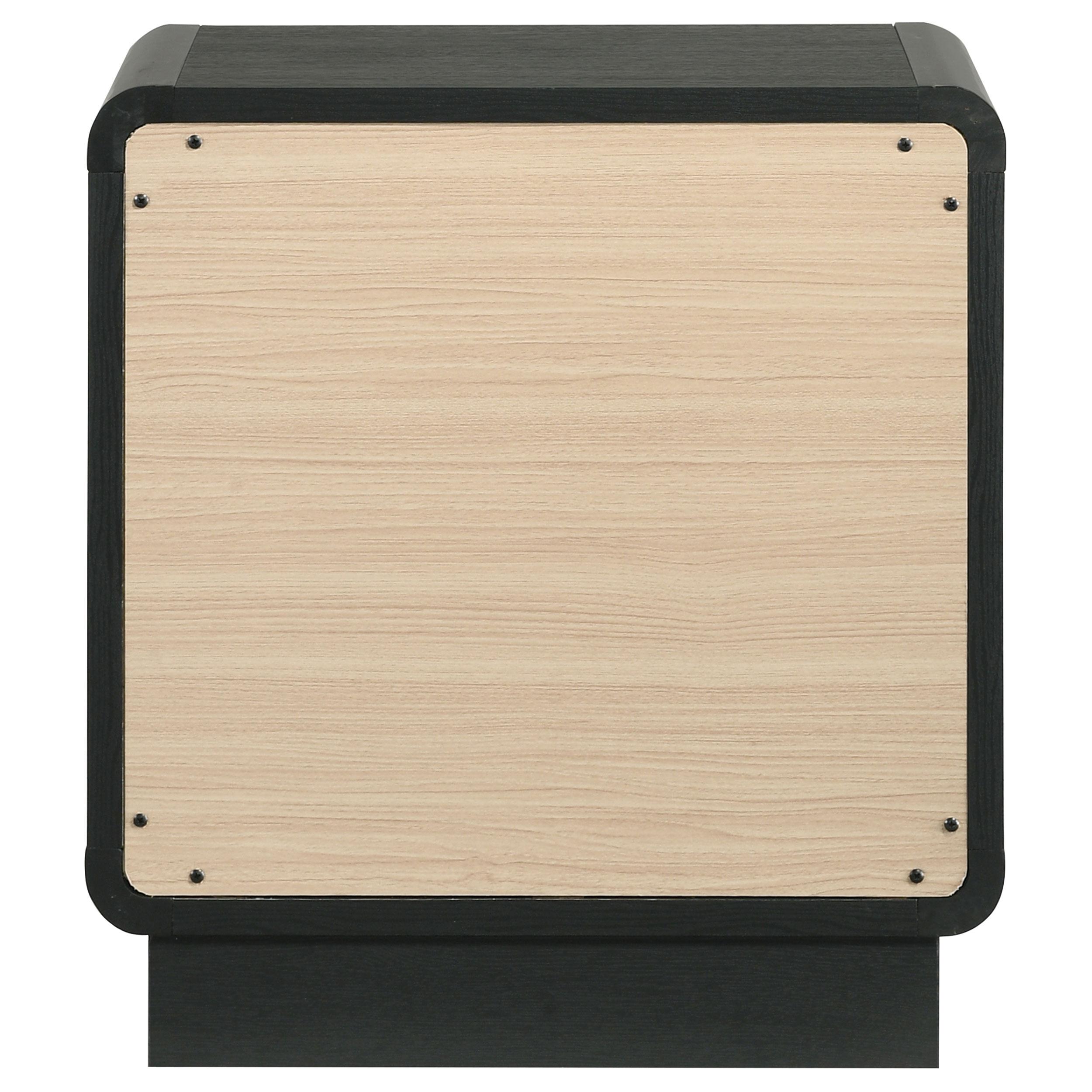  Coaster Furniture Cavelle 223662 2-Drawer Nightstand Bedside Table - Black IMAGE 7