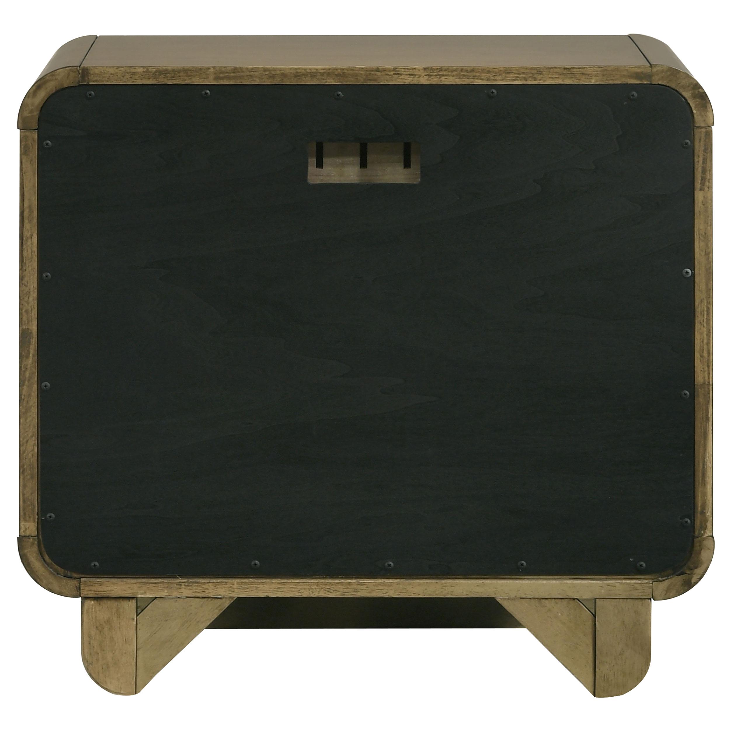  Coaster Furniture Amsbury 224272 2-Drawer Nightstand Bedside Table - Nutmeg IMAGE 7