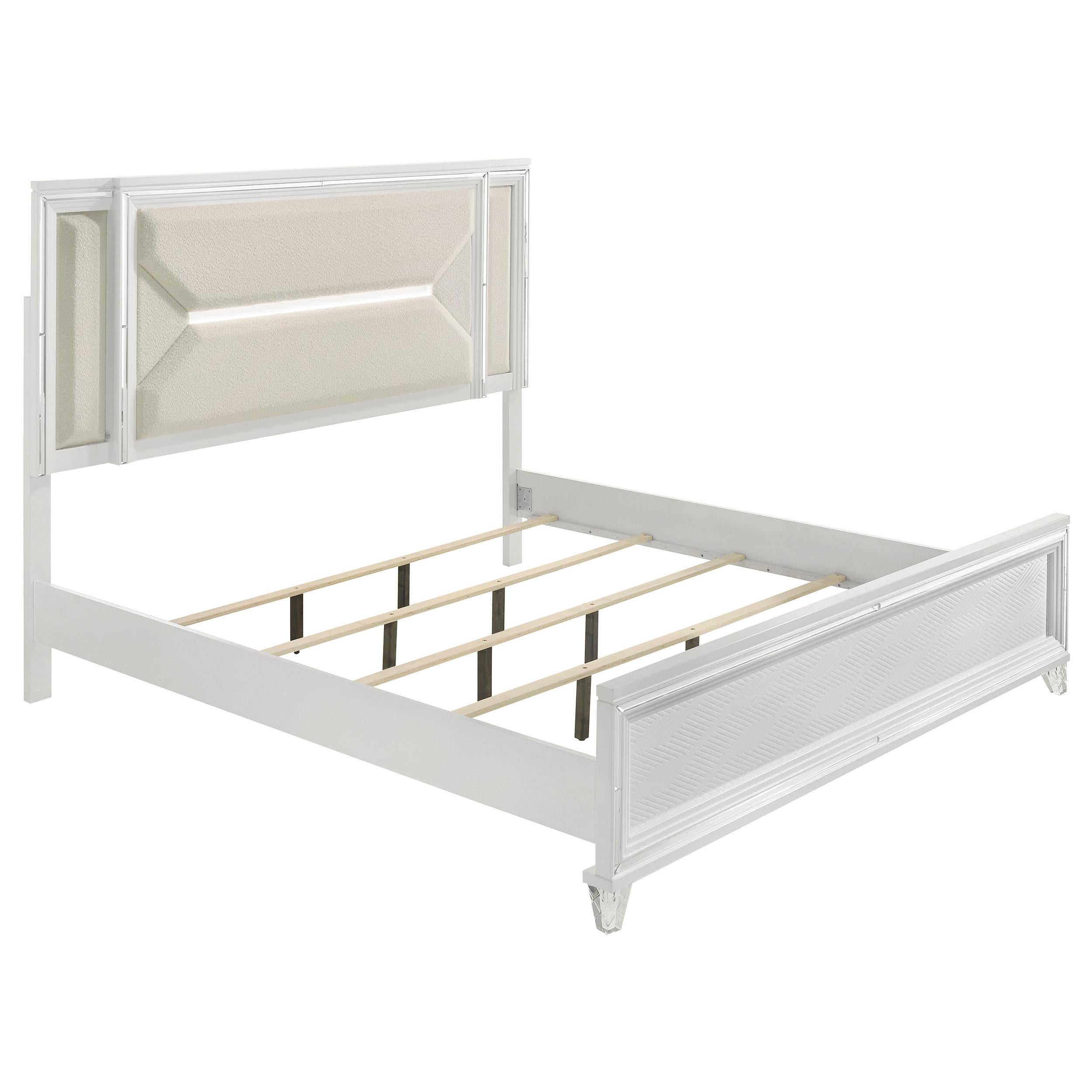  Size_Queen --  Coaster Furniture Marmore Panel Bed IMAGE 3