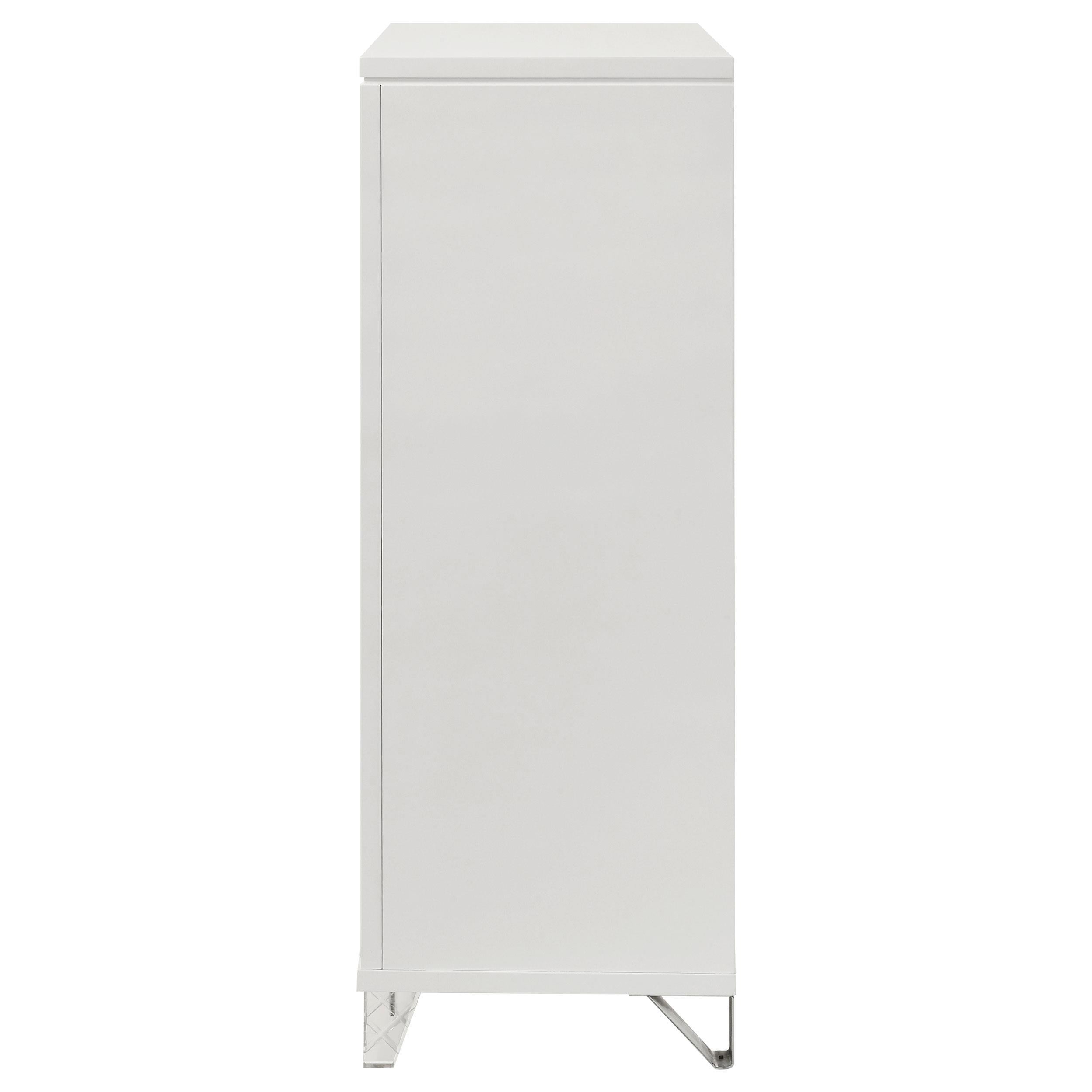  Coaster Furniture Marmore 224965 5-Drawer Bedroom Chest of Drawers - White IMAGE 5
