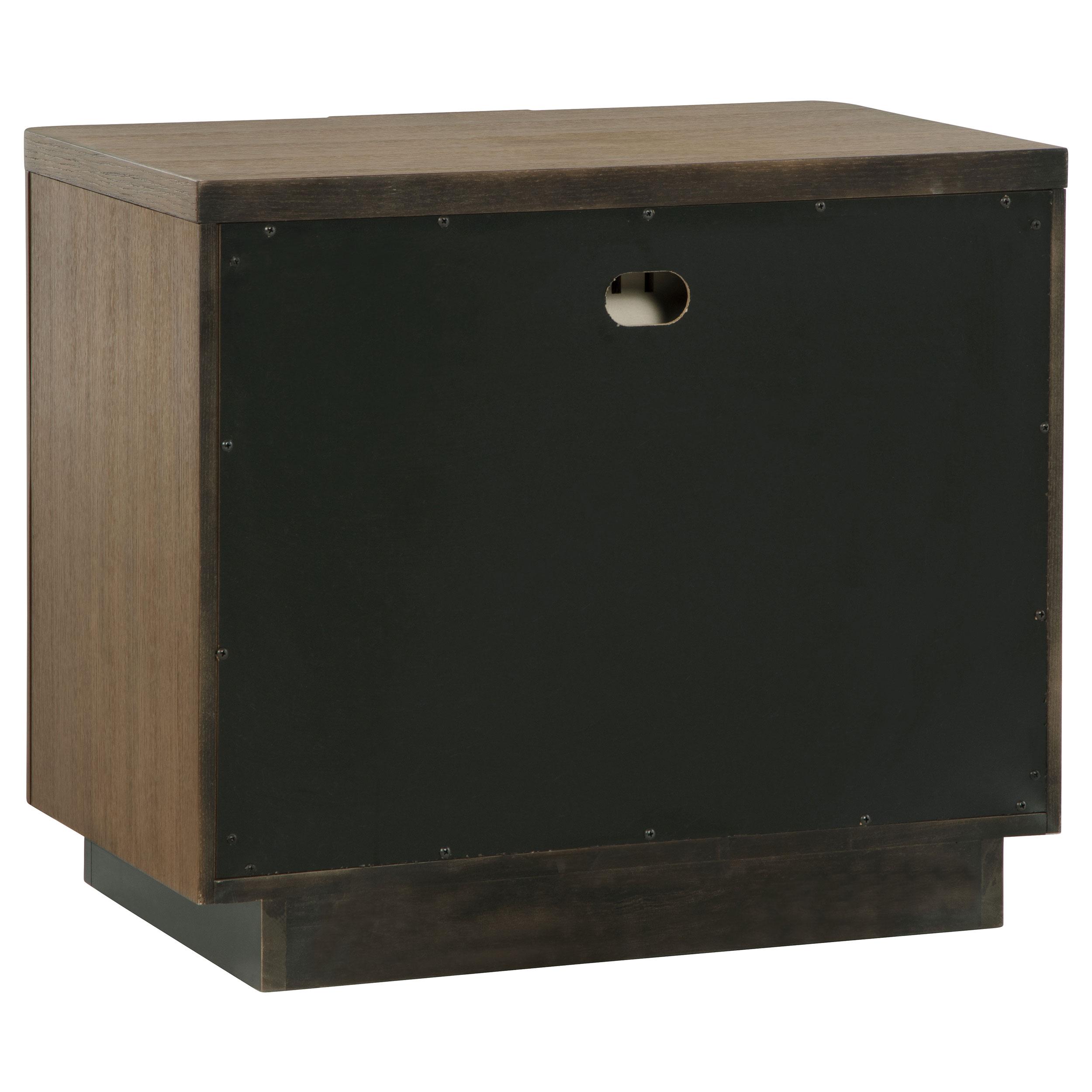  Coaster Furniture Terrace 224902 2-Drawer Nightstand Bedside Table - Ash Brown IMAGE 6