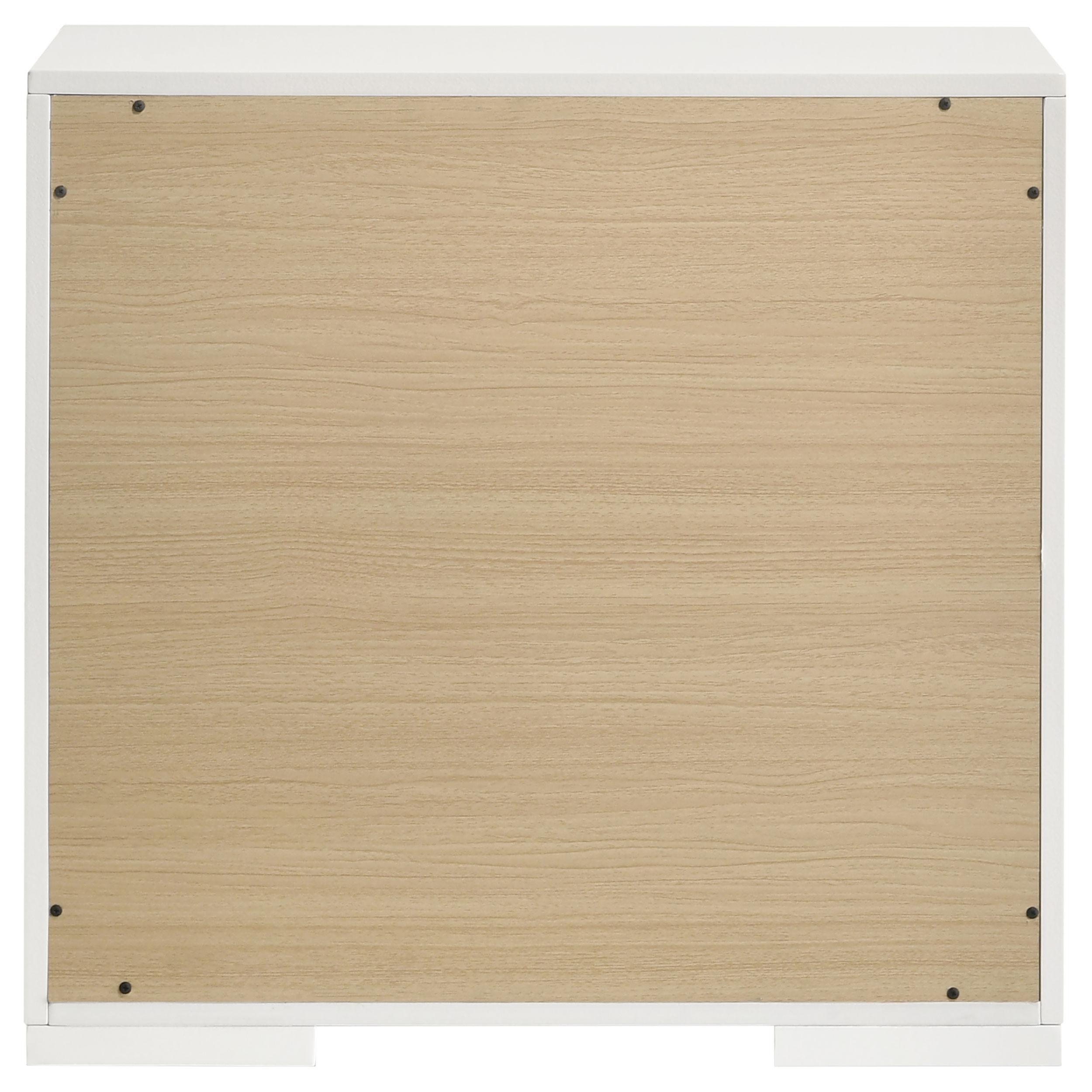  Coaster Furniture Ives 224942 2-Drawer Nightstand Bedside Table - White High Gloss IMAGE 7