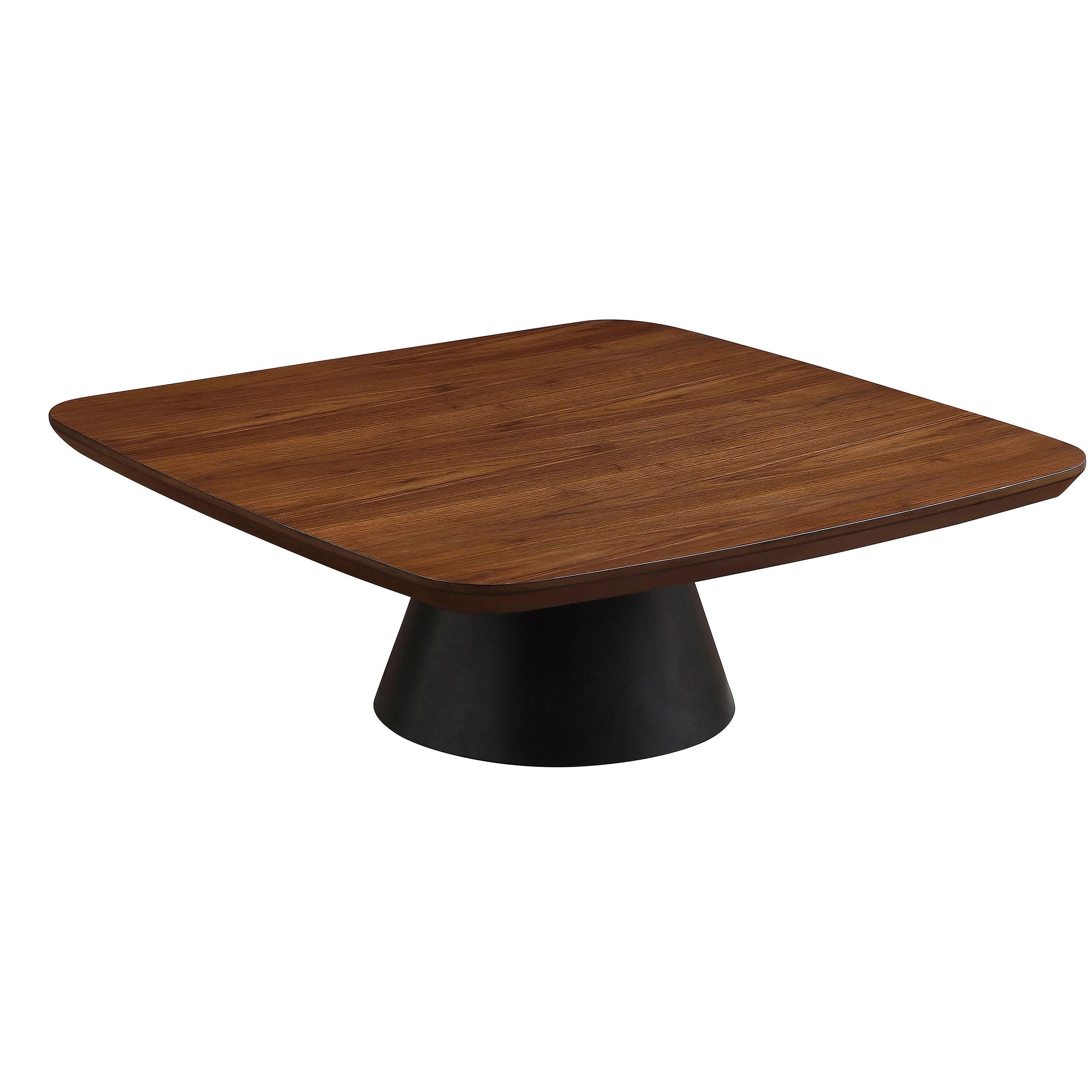  Coaster Furniture Eason 710010 2-piece Coffee Table - Set Walnut and Black IMAGE 3