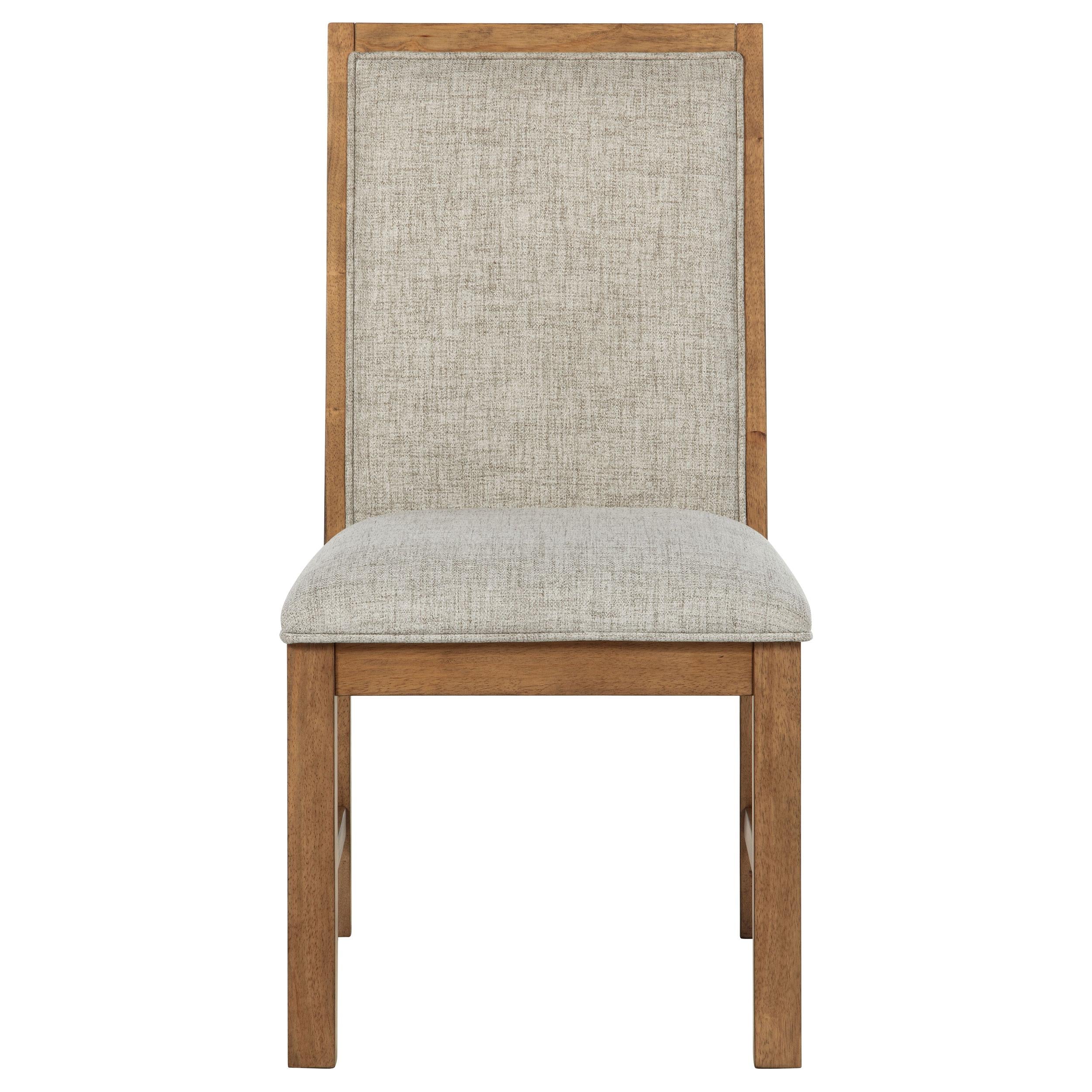  Coaster Furniture Bruner 109102 Upholstered Side Chair - Natural Brown IMAGE 3