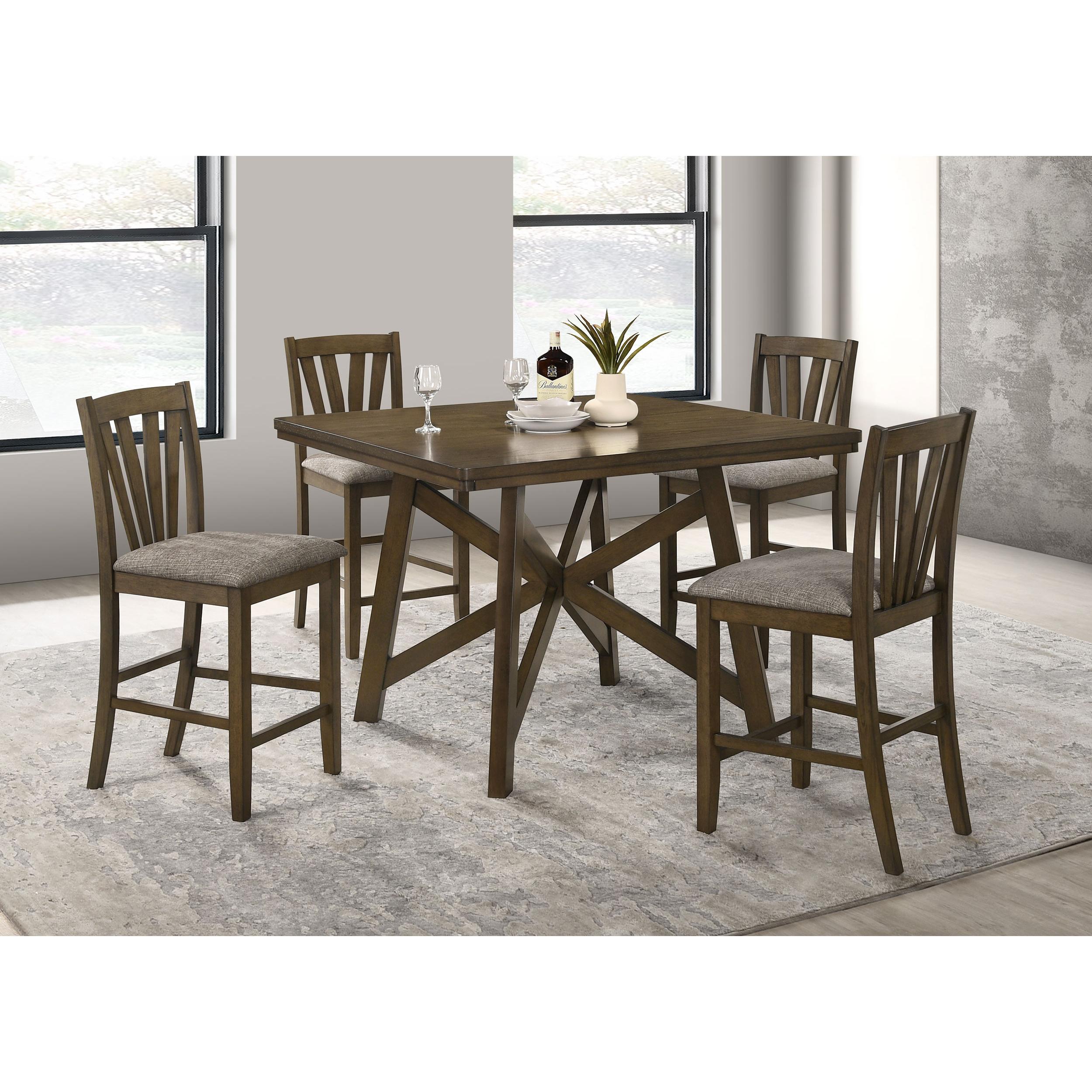  Coaster Furniture Canfield 109179 Counter Height Dining Side Chair - Brown IMAGE 9