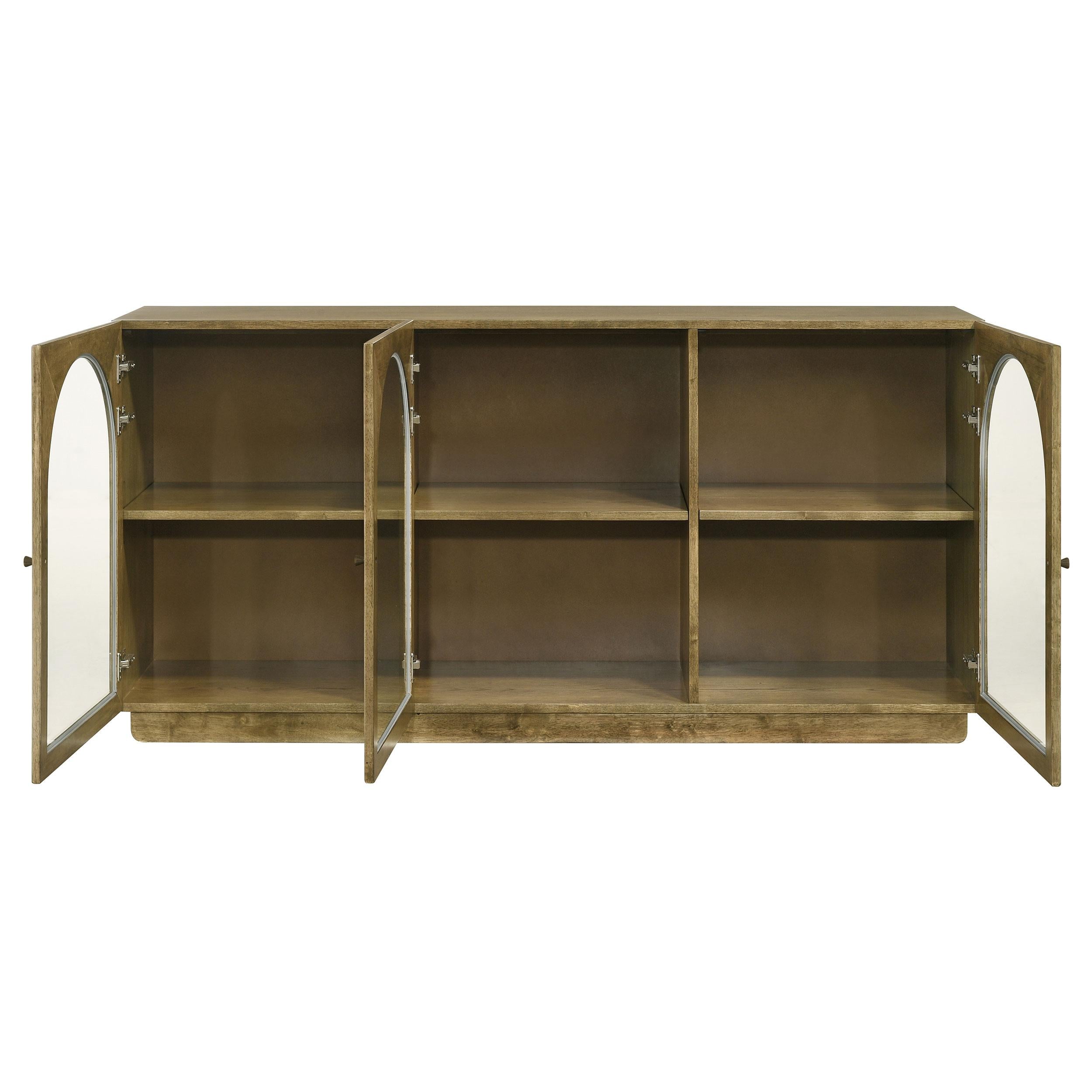  Coaster Furniture Castlewood 109355 71-inch Dining Sideboard Buffet Server - Brown Oak IMAGE 4