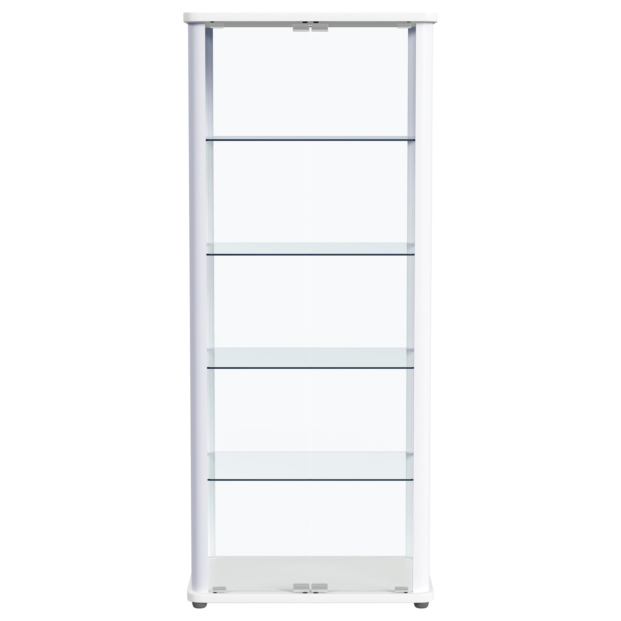  Coaster Furniture Aero 950399 5-shelf Display Curio Cabinet with LED Lighting - White IMAGE 6