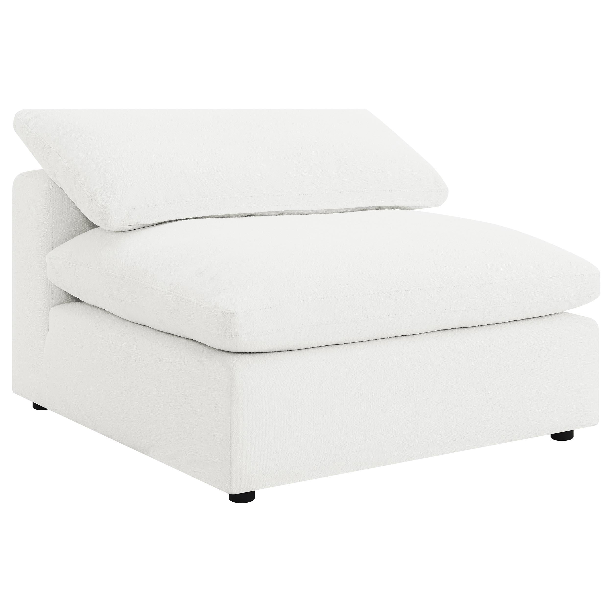  Coaster Furniture Raleigh 551751-SETB 5 pc Boucle Upholstered Modular Sectional - Ivory IMAGE 3