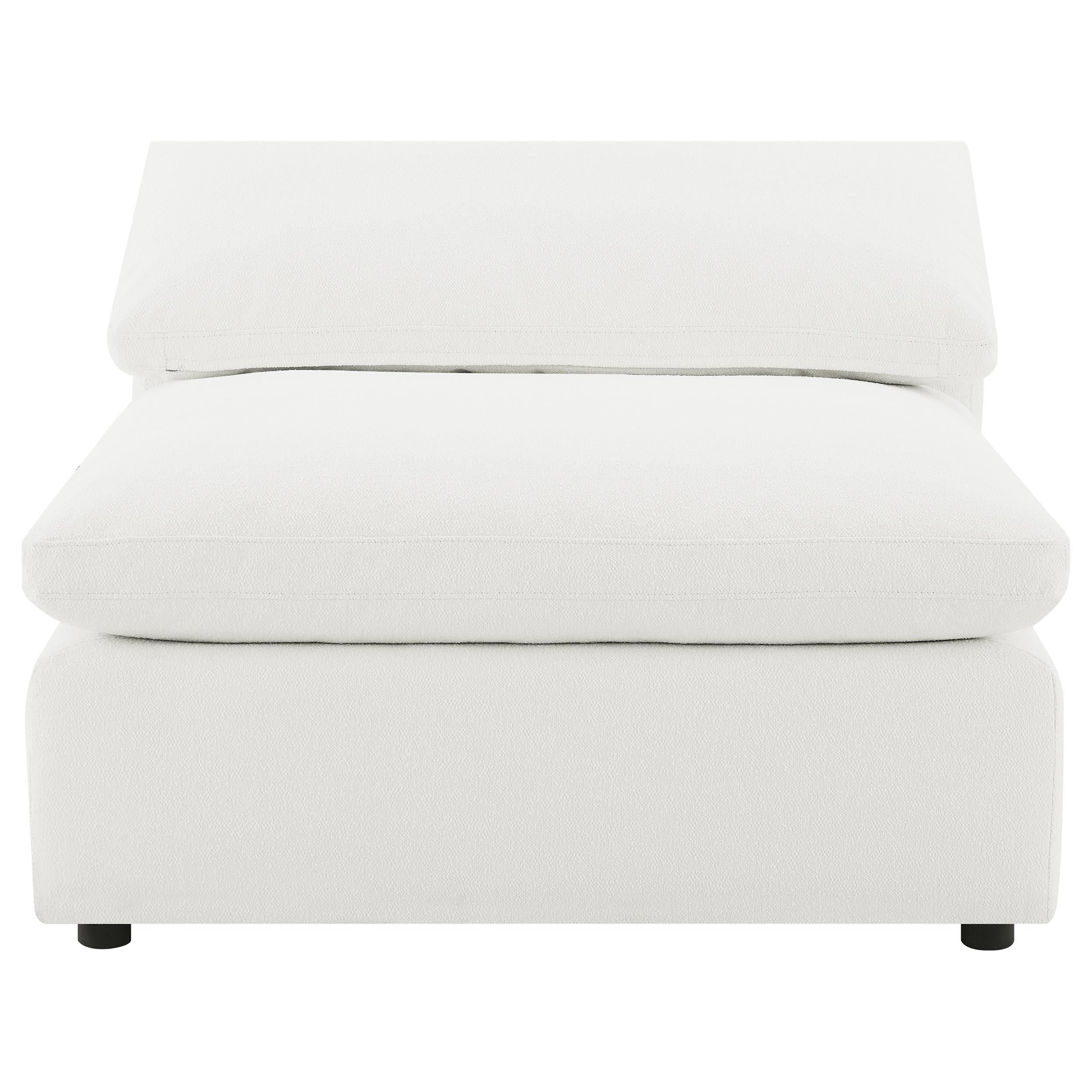  Coaster Furniture Raleigh 551751-SETB 5 pc Boucle Upholstered Modular Sectional - Ivory IMAGE 4