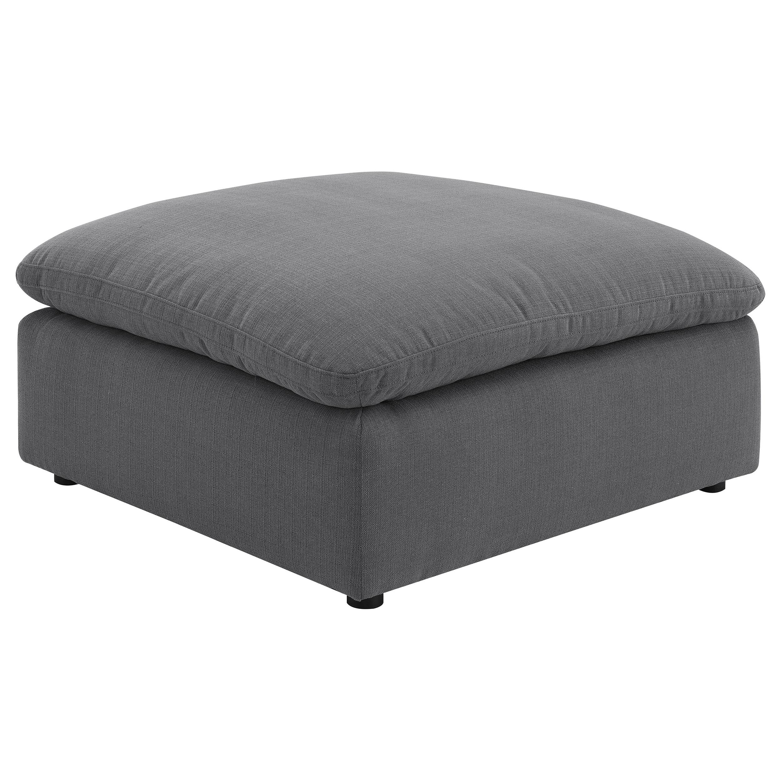  Coaster Furniture Hobson 551455-SET 6 pc Upholstered Modular Sectional Sofa - Charcoal IMAGE 4