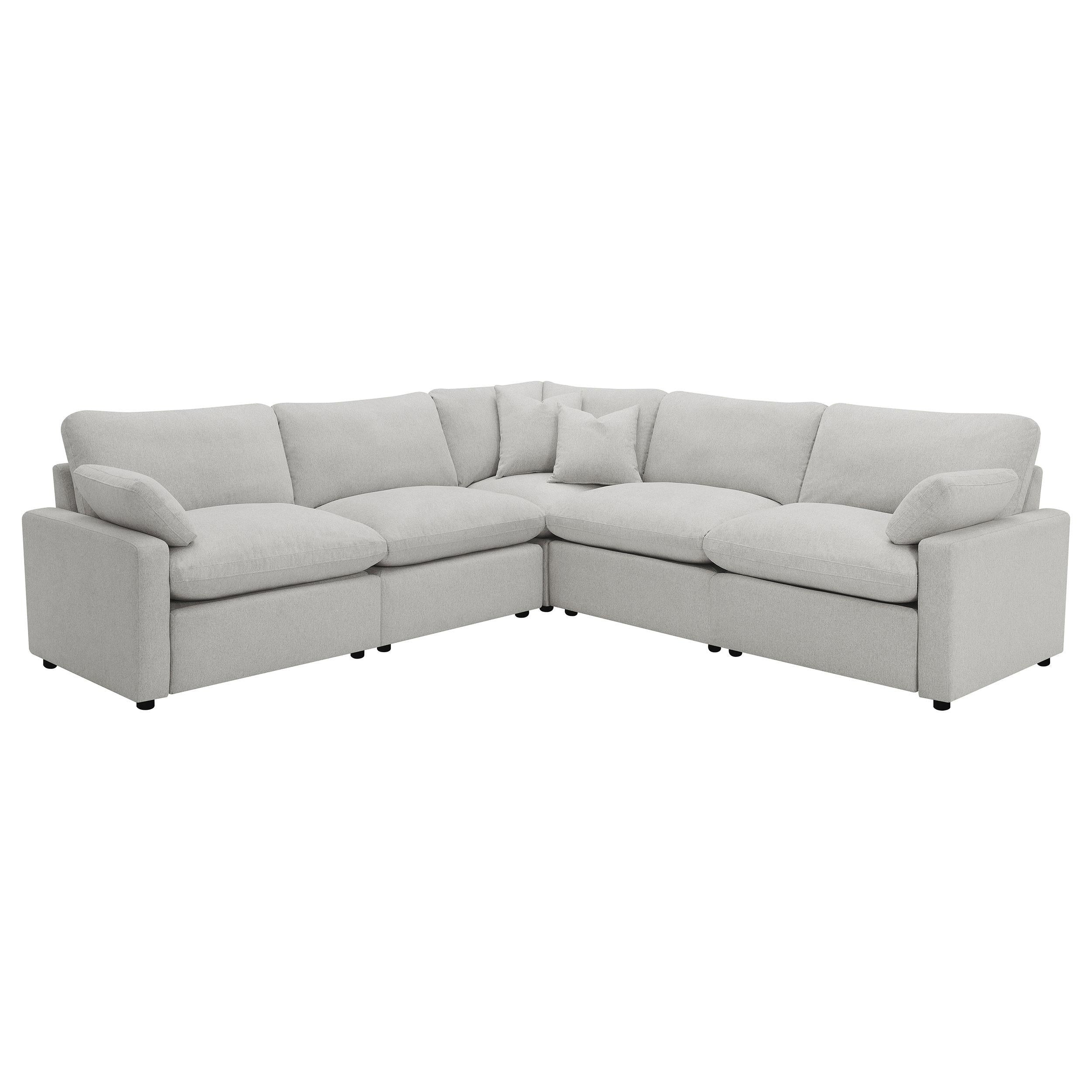  Coaster Furniture Collins 609560P Modular Power Reclining Sectional Sofa Set - Grey IMAGE 1
