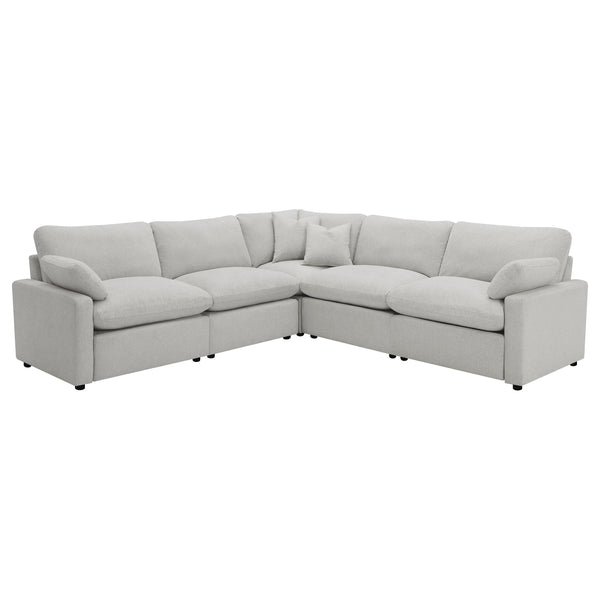 Coaster Furniture Collins 609560P Modular Power Reclining Sectional Sofa Set - Grey