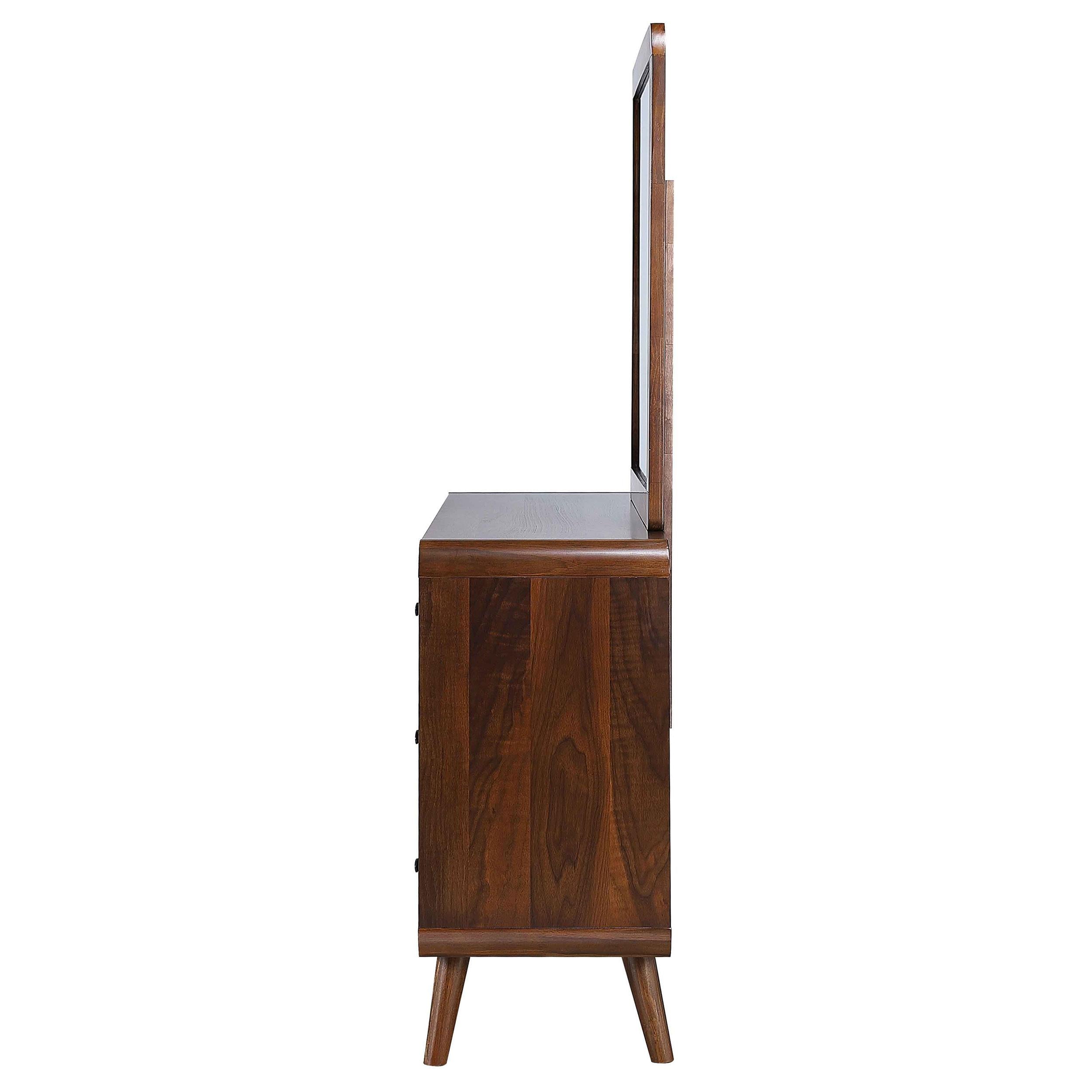  Coaster Furniture Robyn 205133M 6-Drawer Dresser with Mirror - Dark Walnut IMAGE 5