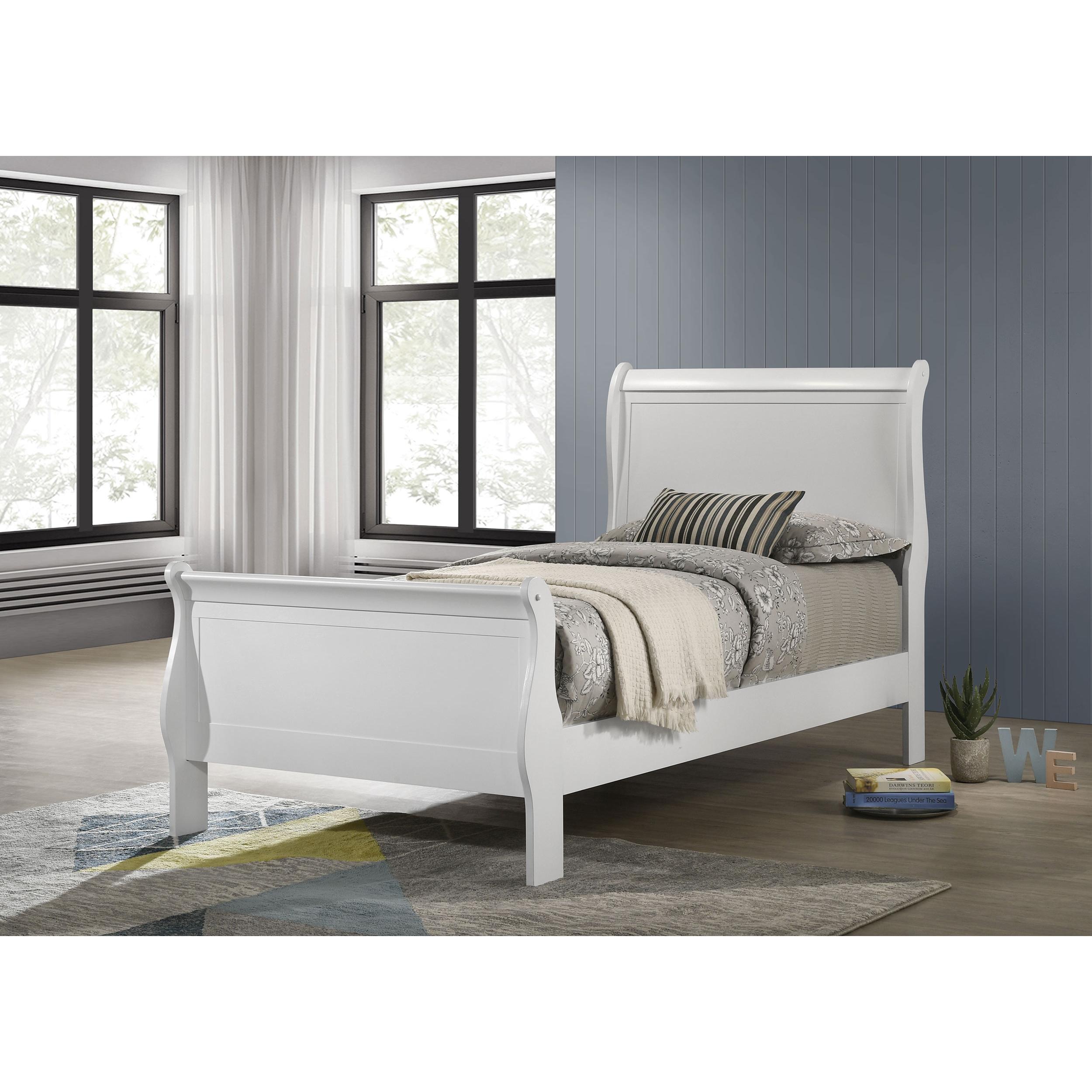  Size_Twin --  Coaster Furniture Louis Philippe Panel Bed IMAGE 2