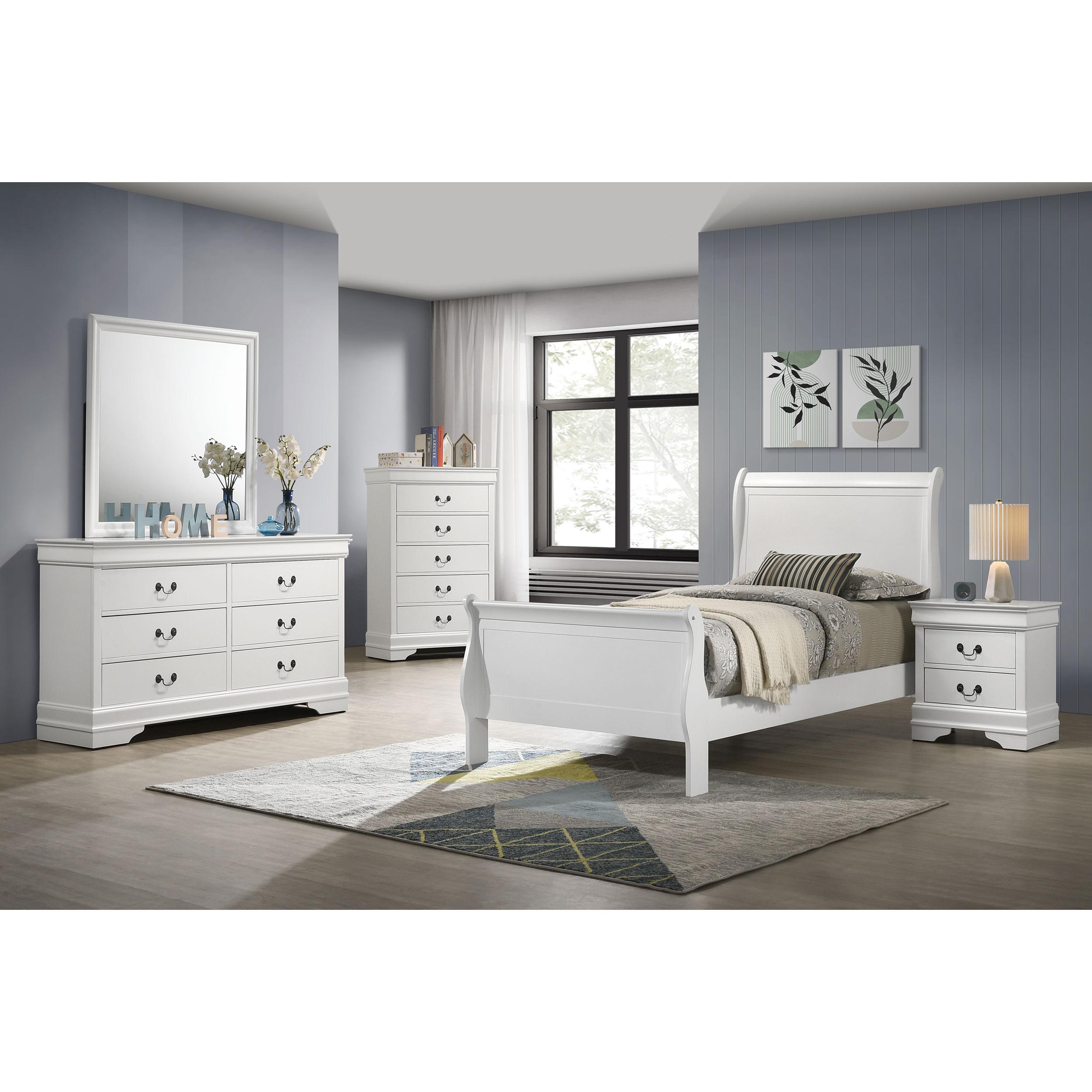  Size_Twin --  Coaster Furniture Louis Philippe Panel Bed IMAGE 5