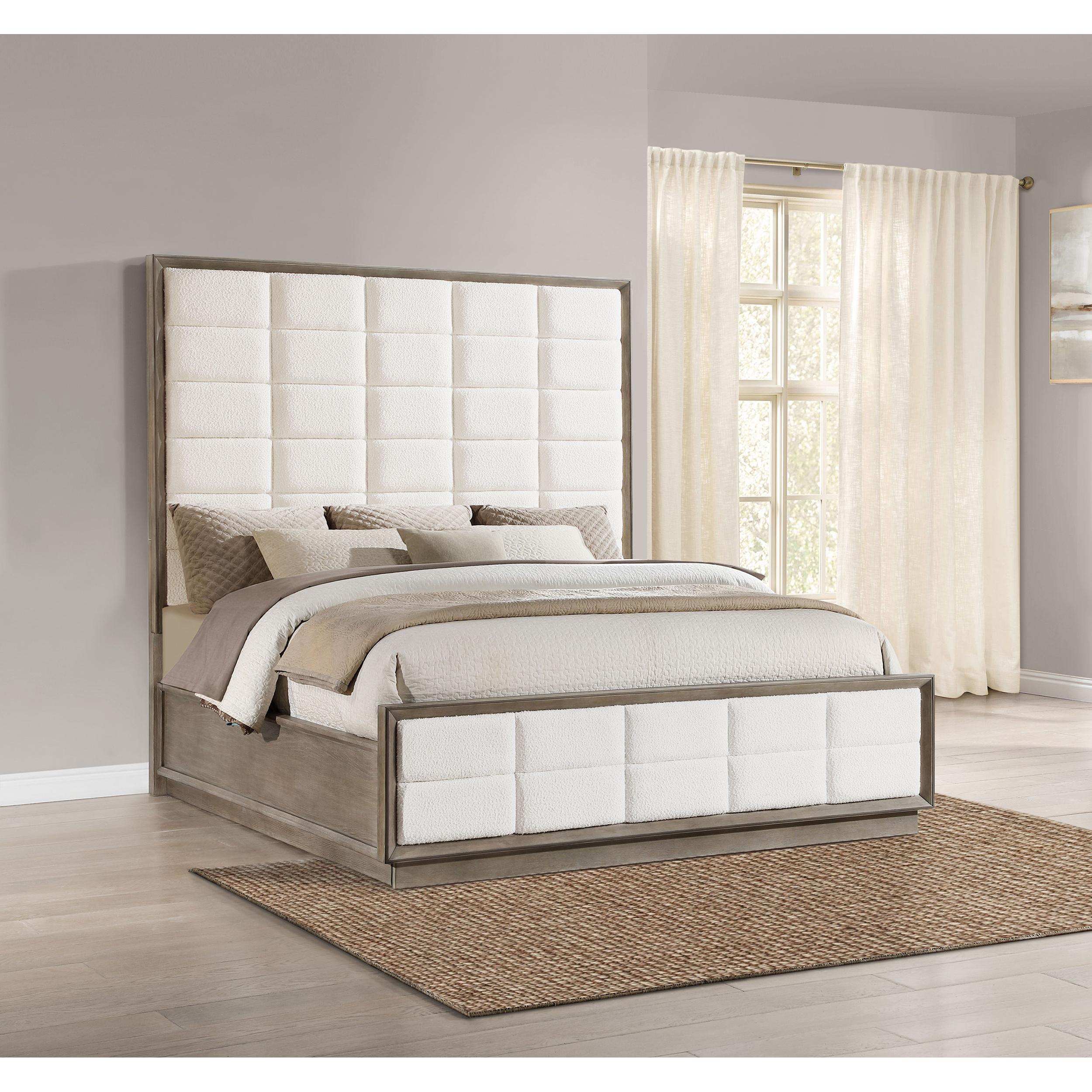  Size_King --  Durango 223271KE 80-inch Eastern King Panel Bed - Taupe Oak IMAGE 2
