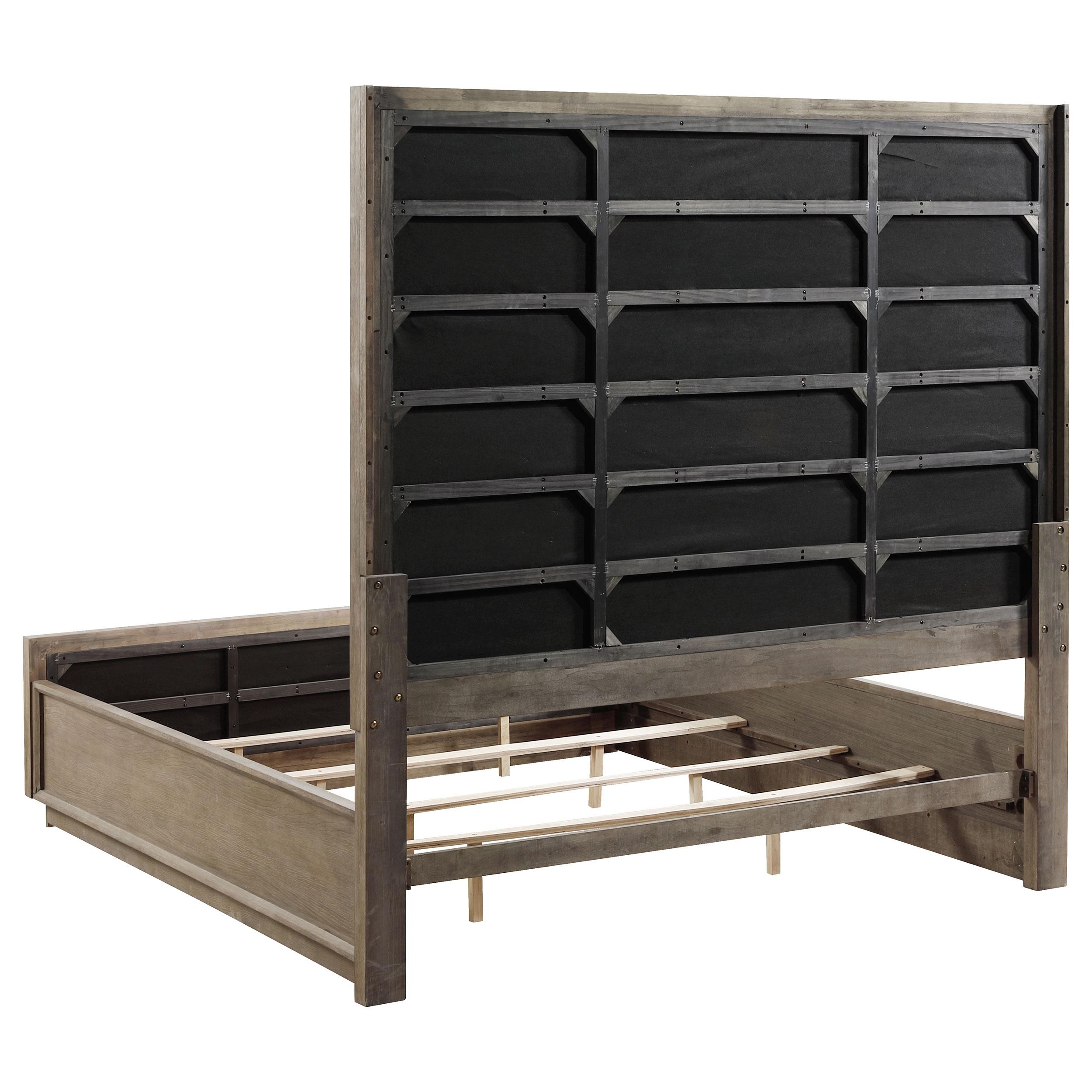  Size_King --  Durango 223271KE 80-inch Eastern King Panel Bed - Taupe Oak IMAGE 4