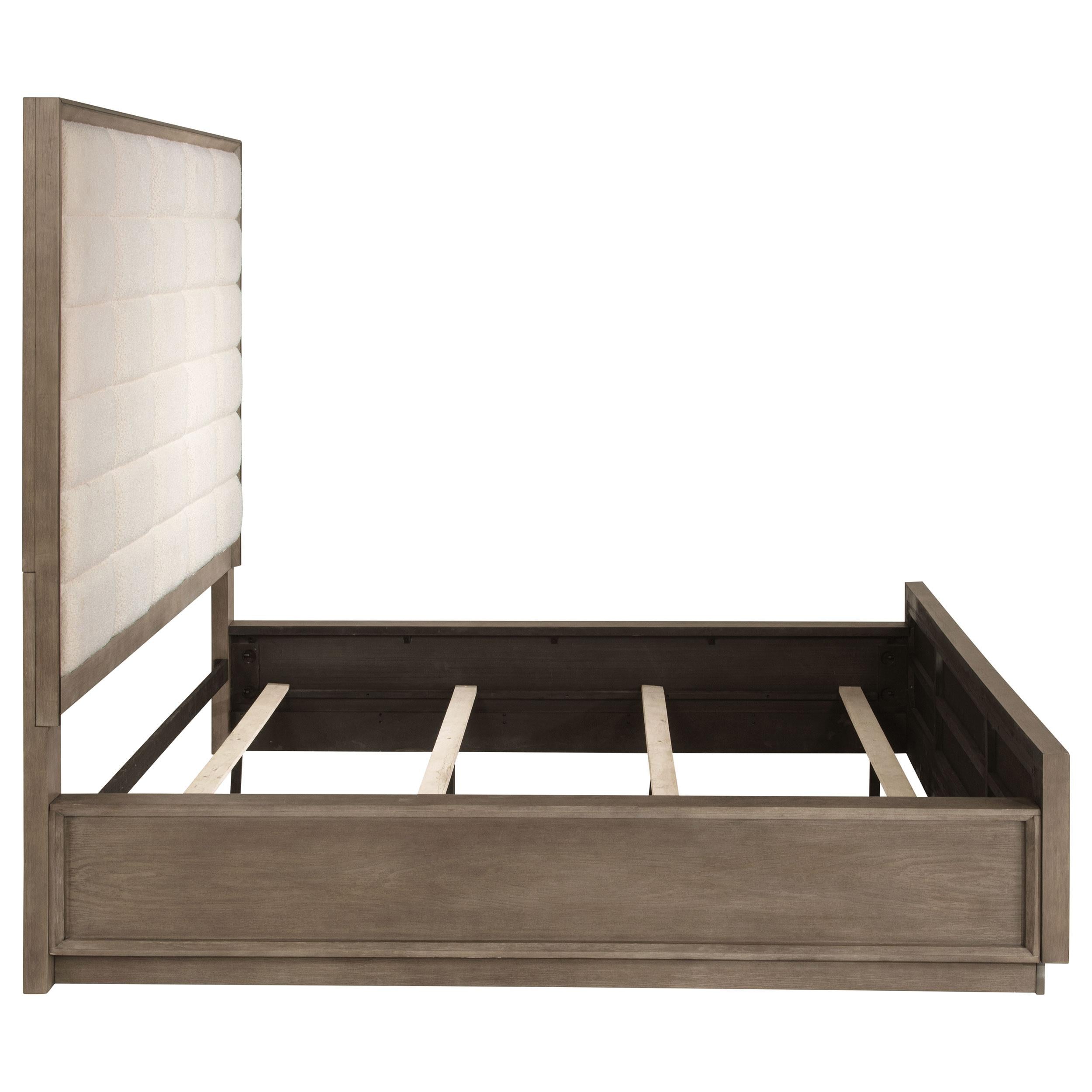  Size_California King --  Durango 223271KW 80-inch California King Panel Bed - Taupe Oak IMAGE 6