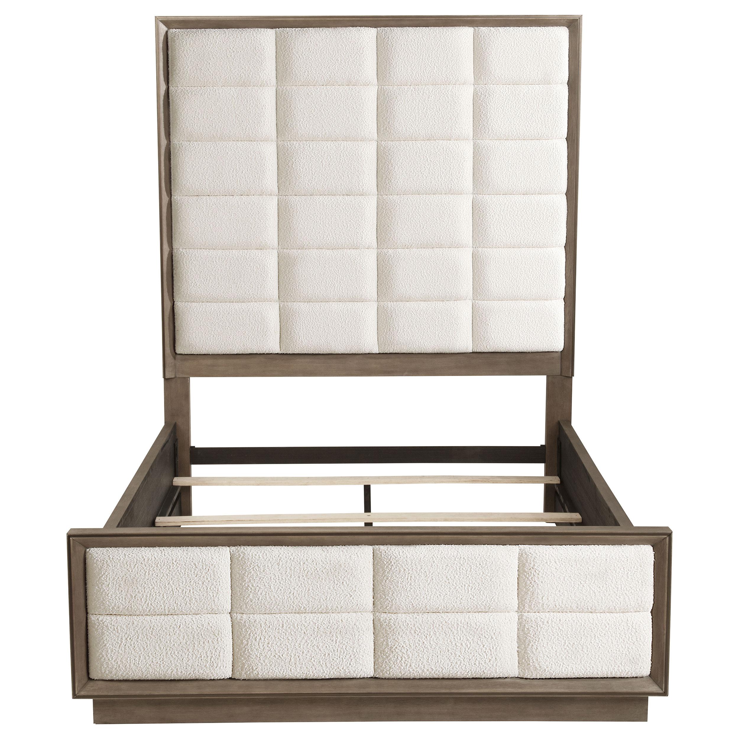  Size_Queen --  Coaster Furniture Durango Upholstered Panel Bed IMAGE 4