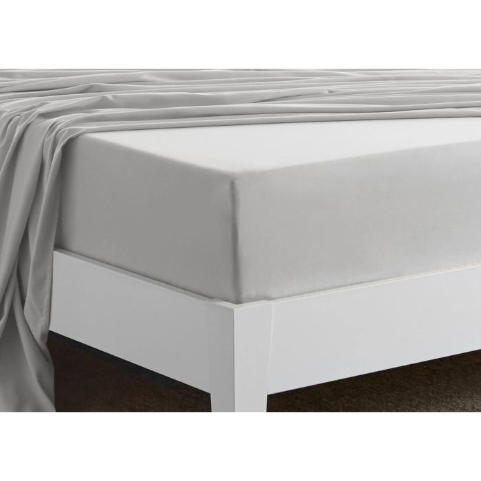  Size_Full Manufacturer Color_Light Grey --  Basic Sheet Set - Light Grey (Full) IMAGE 4