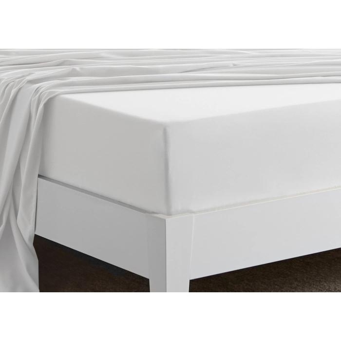  Size_King Manufacturer Color_Bright White --  Basic Sheet Set - Bright White (King) IMAGE 4