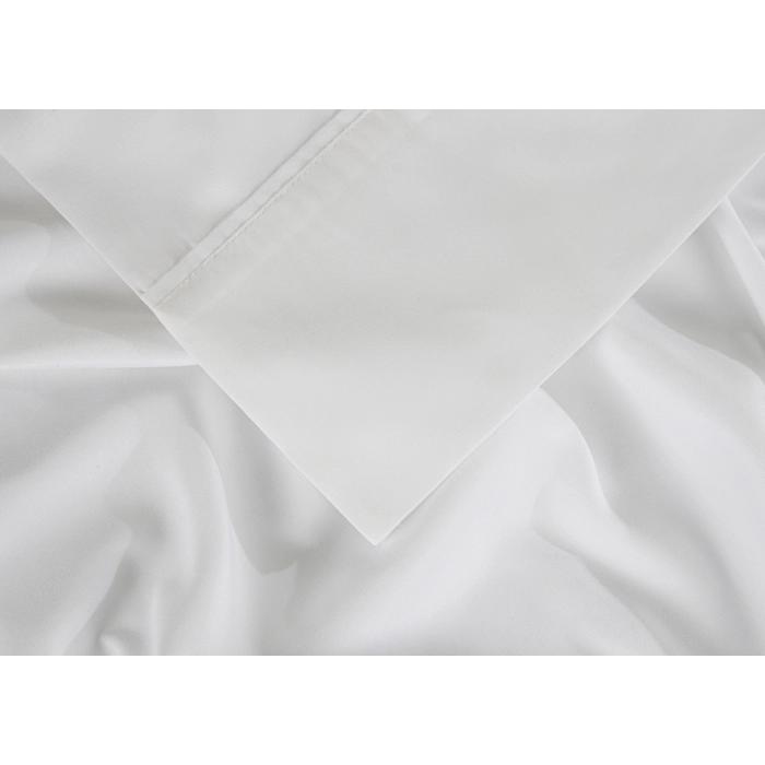  Size_Twin Manufacturer Color_Bright White --  Basic Sheet Set - Bright White (Twin) IMAGE 3