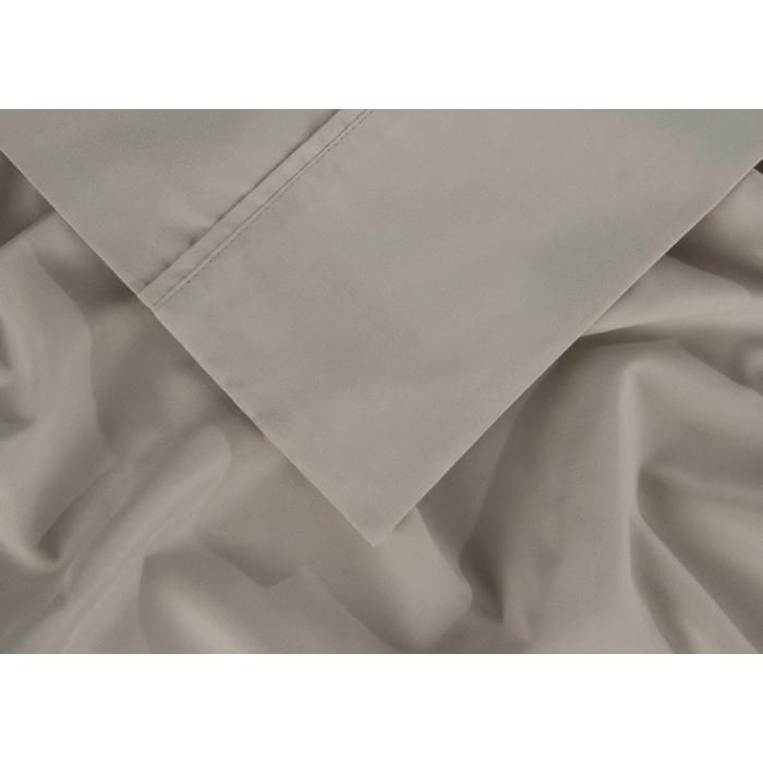  Size_Twin Manufacturer Color_Medium Beige --  Basic Sheet Set - Medium Beige (Twin) IMAGE 3