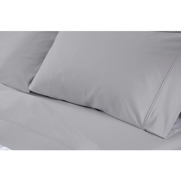  Size_Full Manufacturer Color_Light Grey --  Hyper-Cotton Sheet Set - Light Grey (Full) IMAGE 2