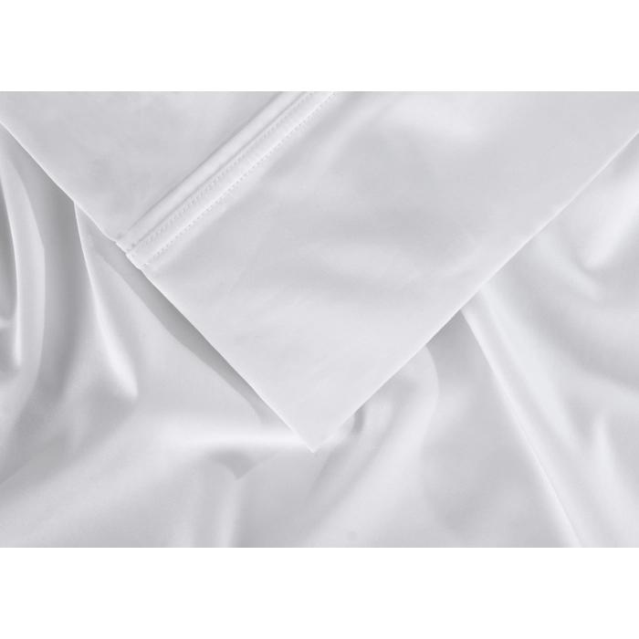  Size_Queen Manufacturer Color_Bright White --  Hyper-Cotton Sheet Set - Bright White (Queen) IMAGE 3