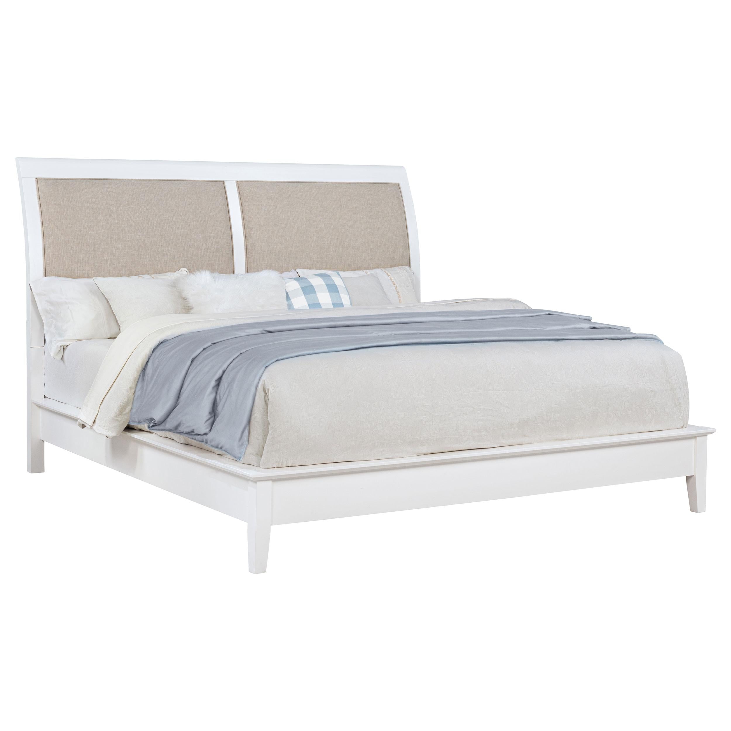  Size_Queen --  Coaster Furniture Bexhill Upholstered Panel Bed IMAGE 2
