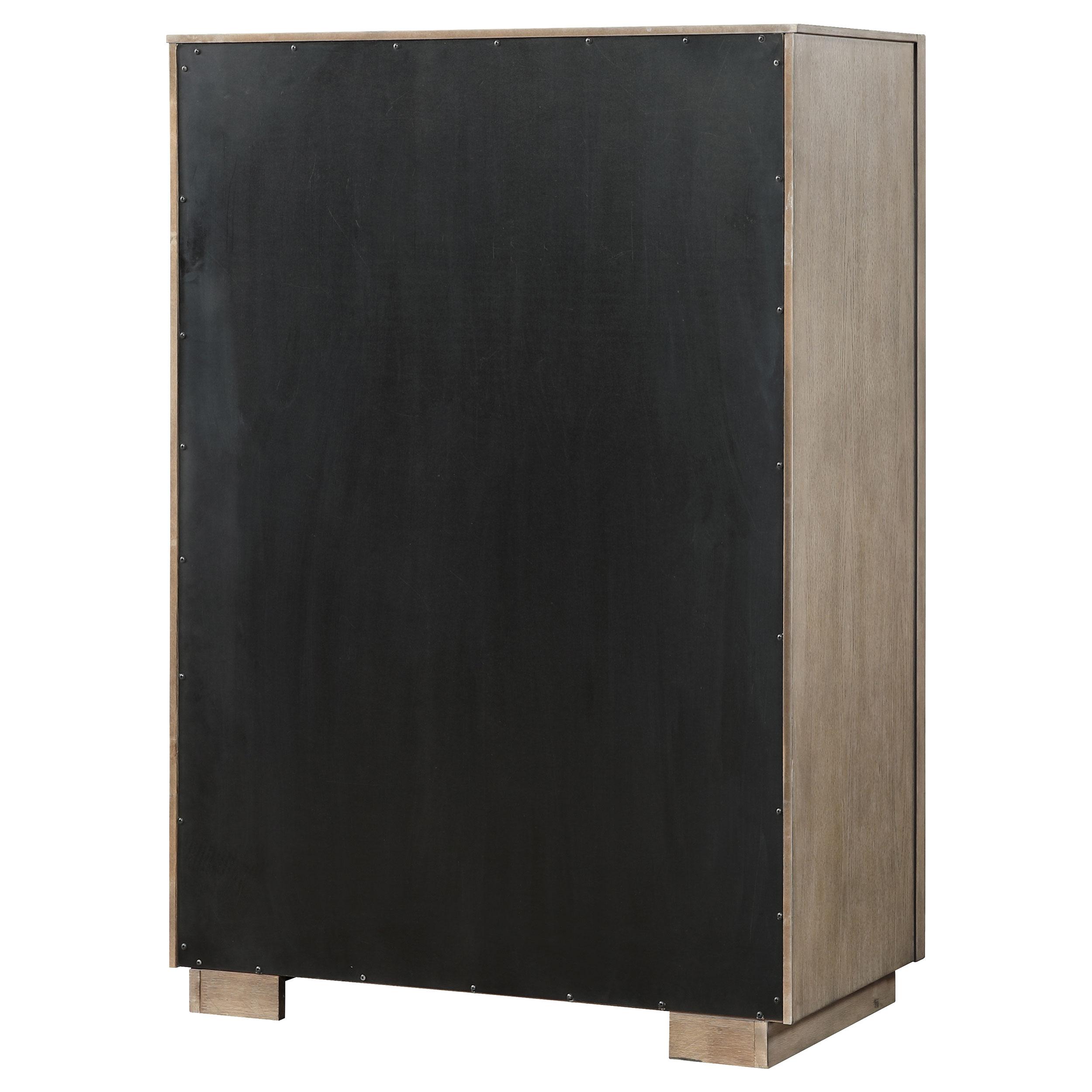  Coaster Furniture Durango 223275 5-Drawer Bedroom Chest - Taupe Oak IMAGE 7