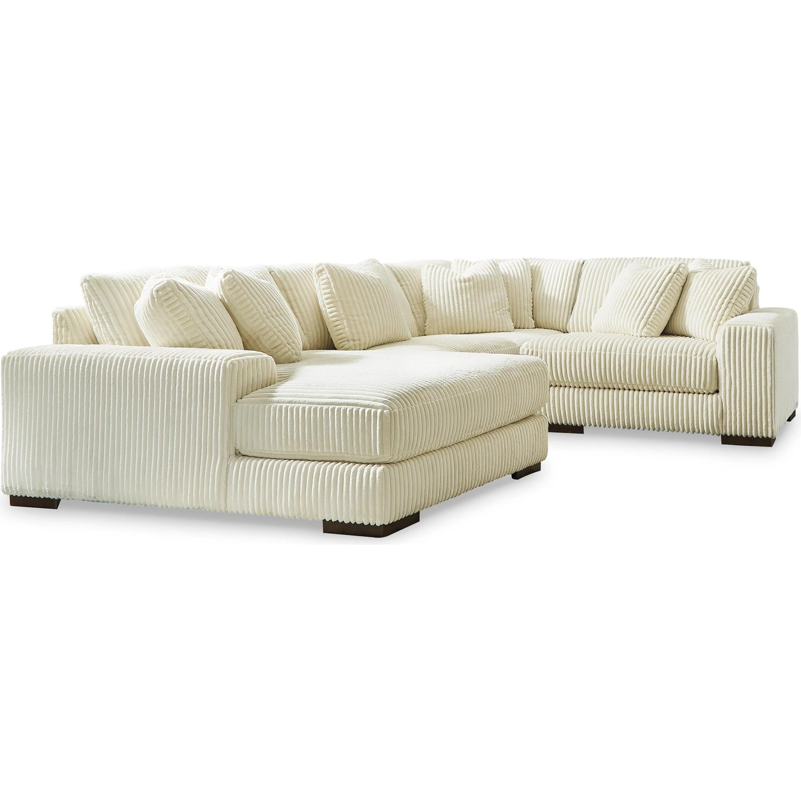  Manufacturer Color_Ivory --  Signature Design by Ashley Lindyn Fabric 4 pc Sectional IMAGE 1