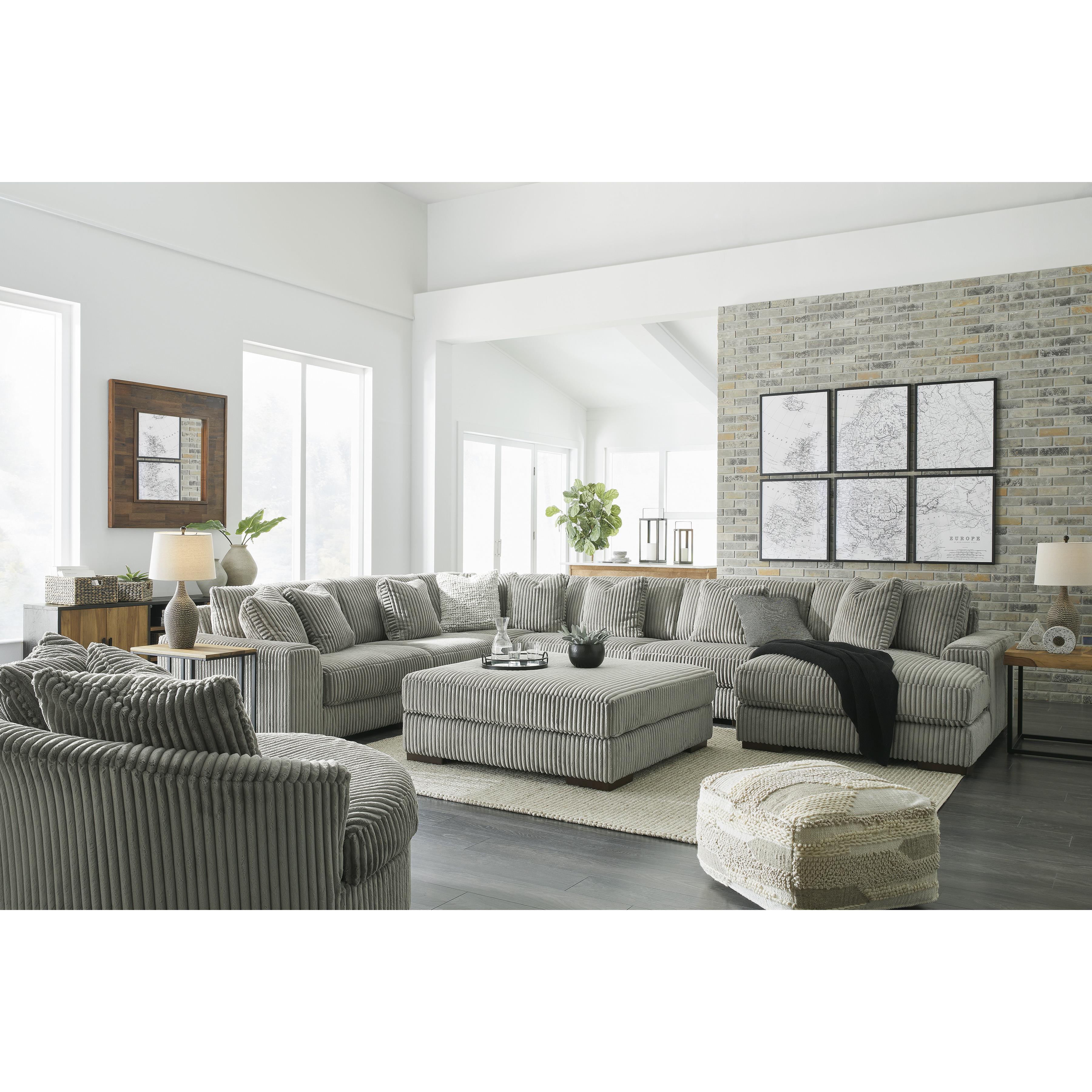  Manufacturer Color_Fog --  Lindyn 21105S19 6 pc Sectional with Chaise IMAGE 6