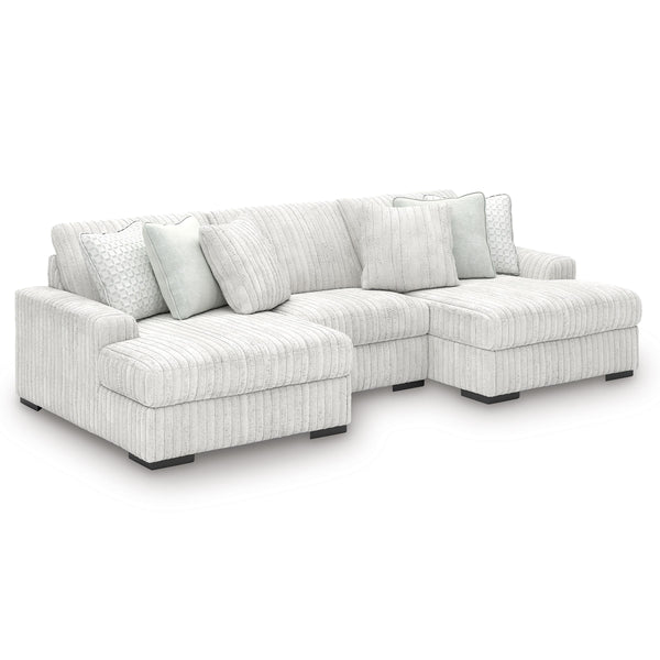 Signature Design by Ashley Stupendous 25903S4 3 pc Sectional with Double Chaise