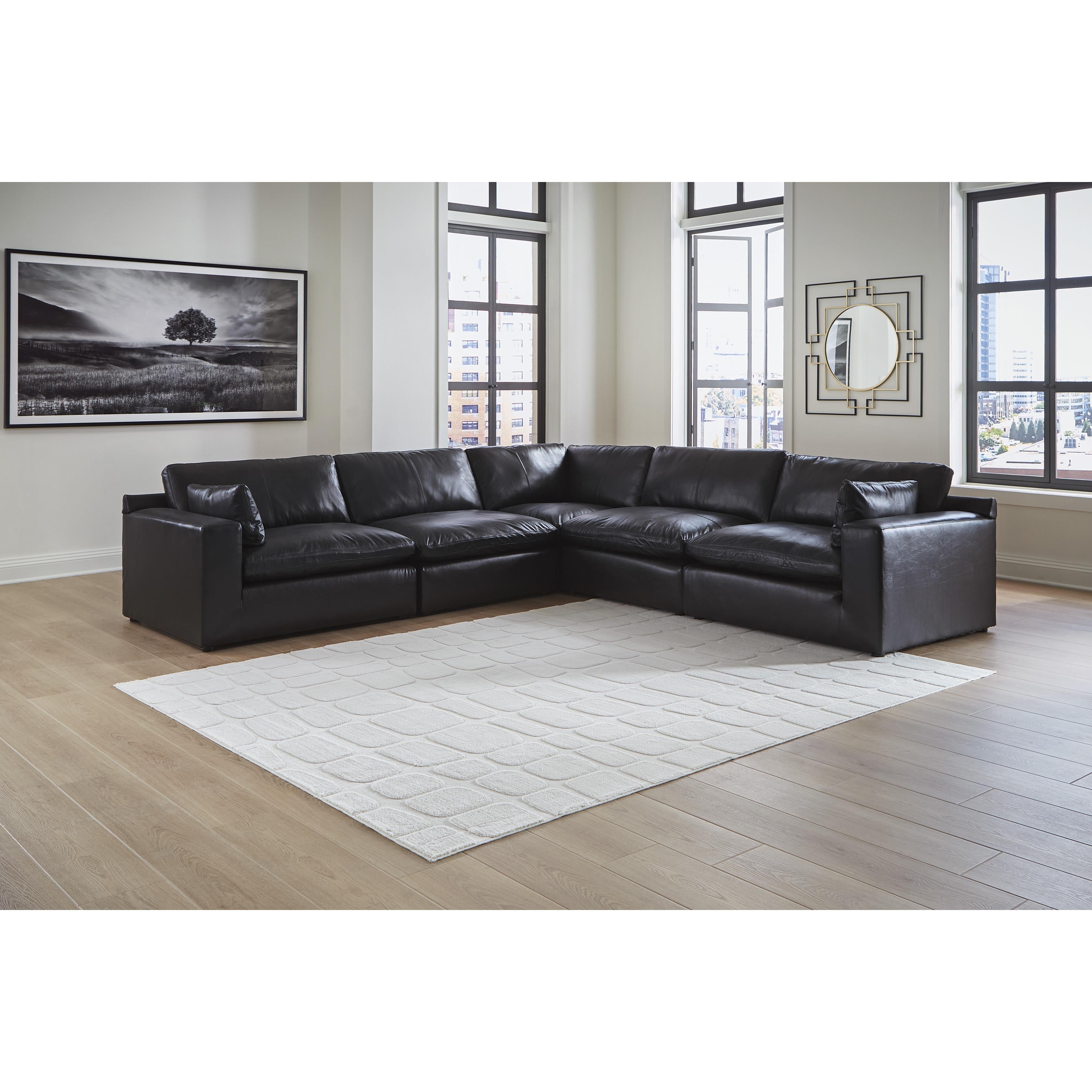  Manufacturer Color_Black --  Emilia 30902S4 5 pc Sectional IMAGE 2