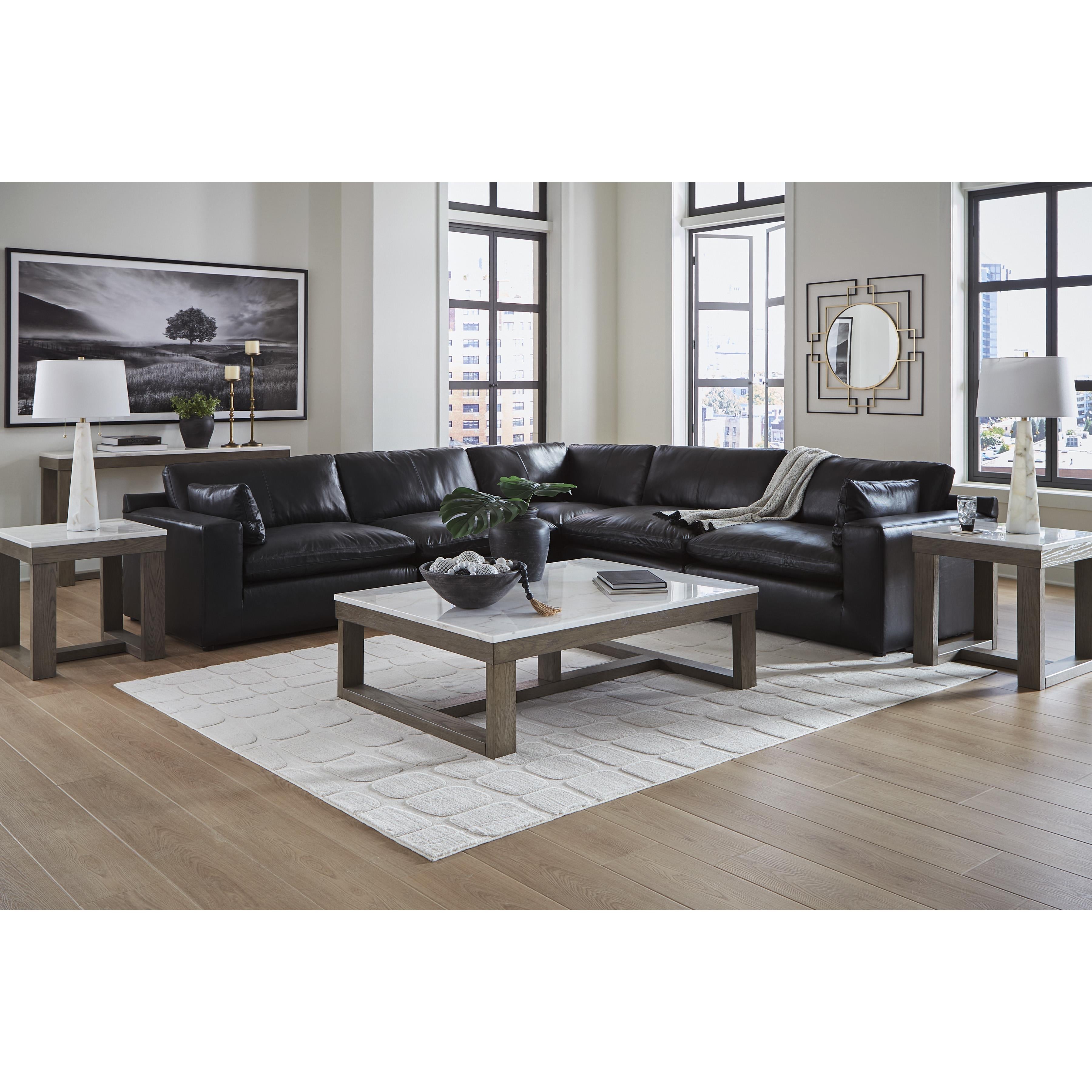  Manufacturer Color_Black --  Emilia 30902S4 5 pc Sectional IMAGE 3