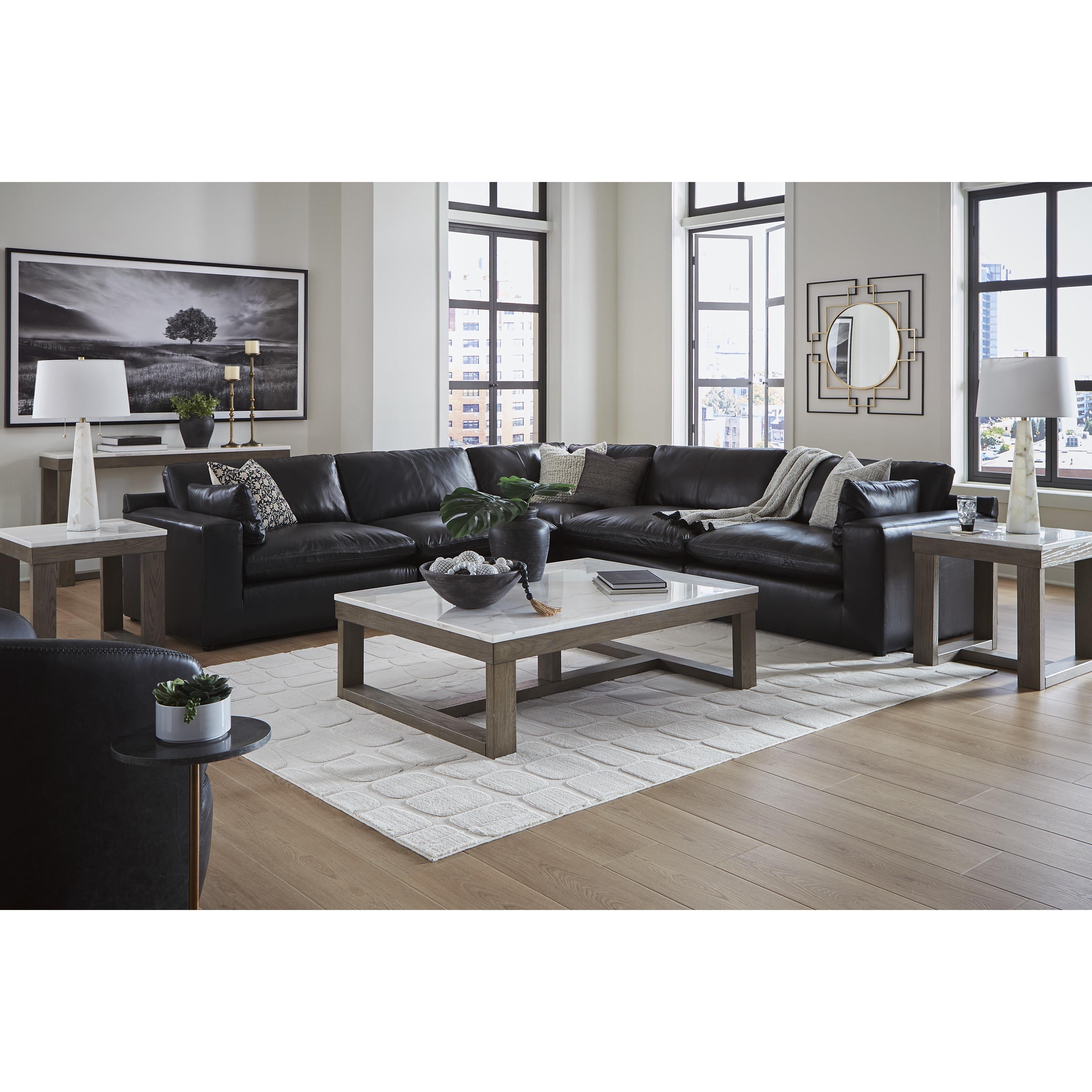  Manufacturer Color_Black --  Emilia 30902S4 5 pc Sectional IMAGE 5