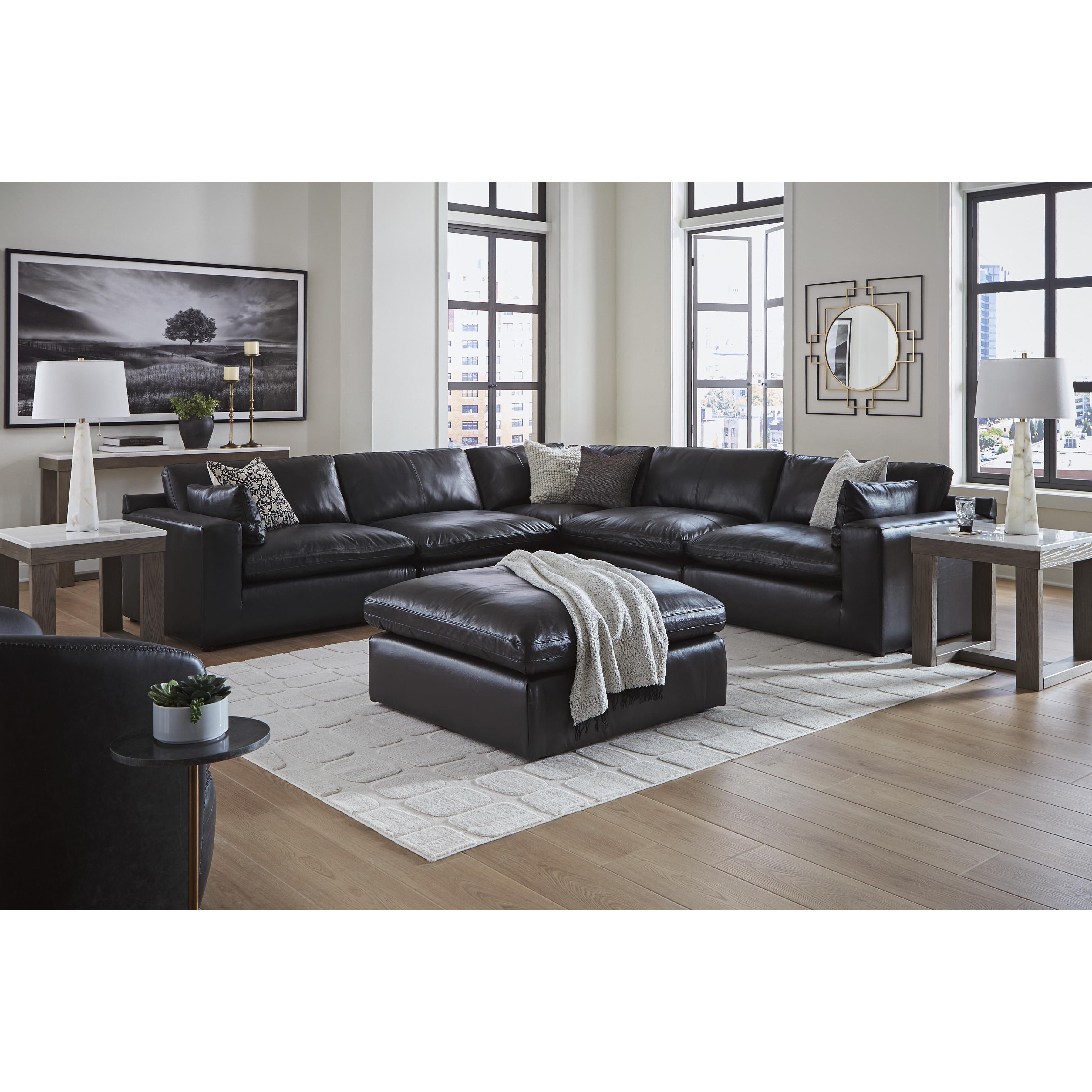  Manufacturer Color_Black --  Emilia 30902S4 5 pc Sectional IMAGE 6