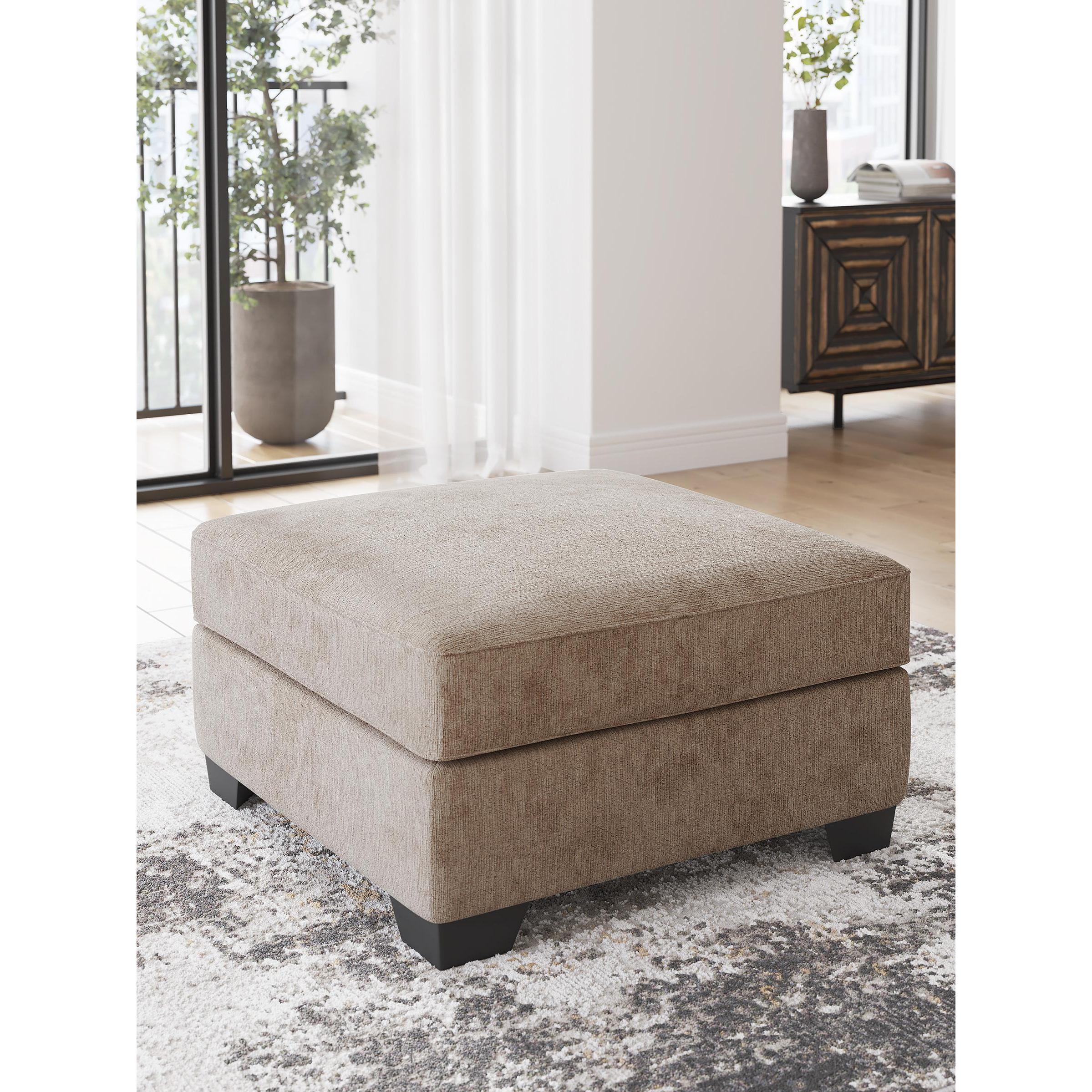  Manufacturer Color_Mocha --  Benchcraft Olten Fabric Ottoman IMAGE 4