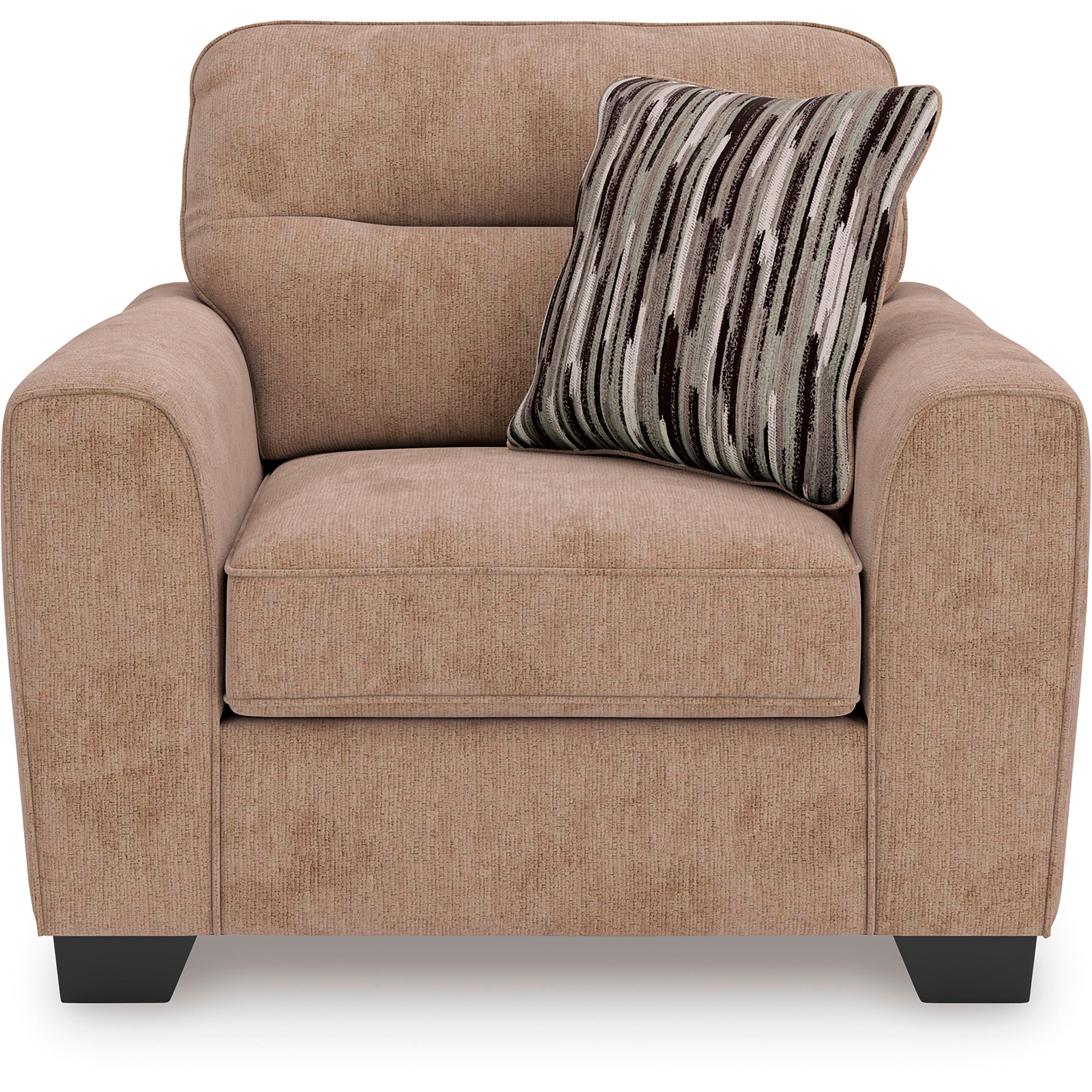  Manufacturer Color_Mocha --  Benchcraft Olten Stationary Fabric Chair IMAGE 2