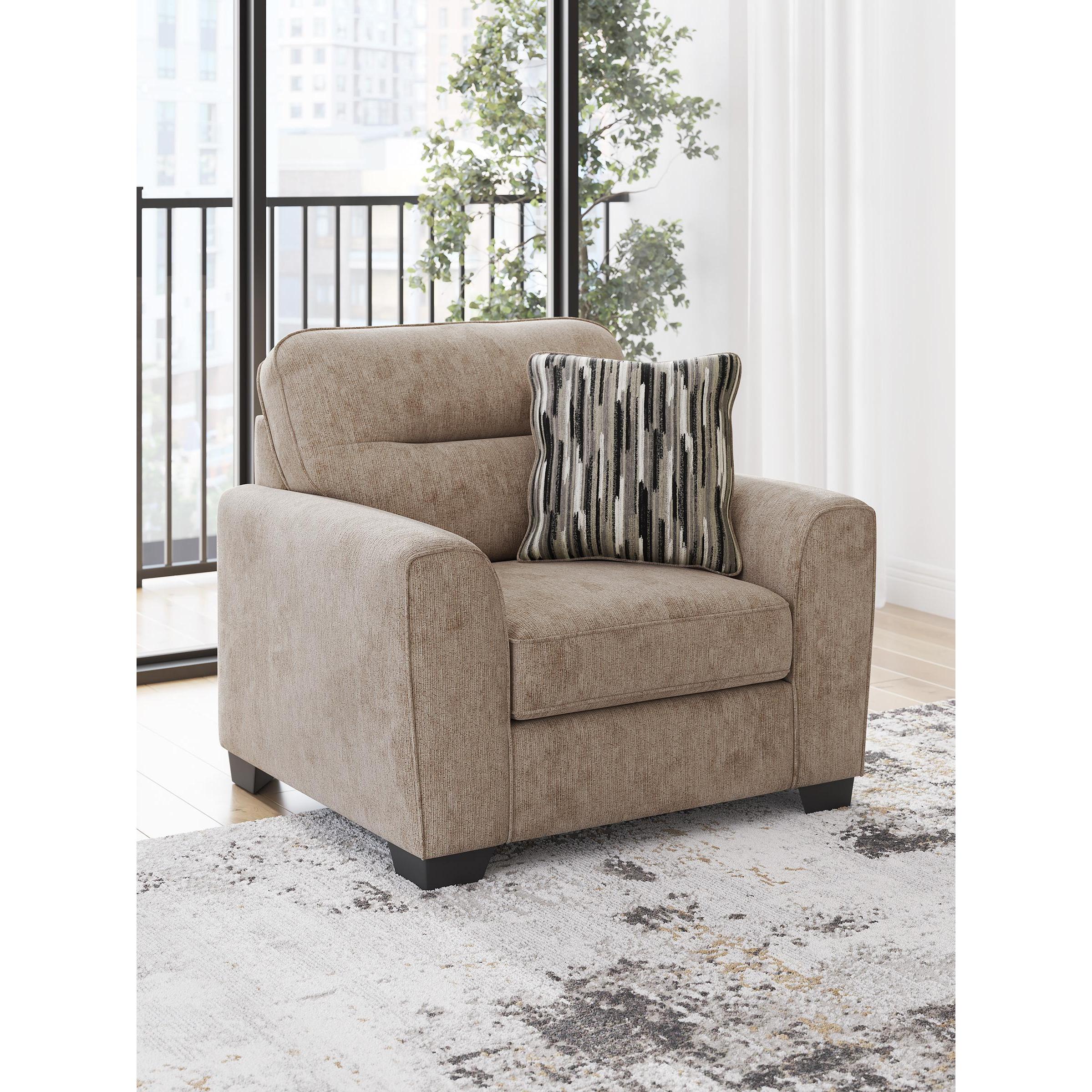  Manufacturer Color_Mocha --  Benchcraft Olten Stationary Fabric Chair IMAGE 5