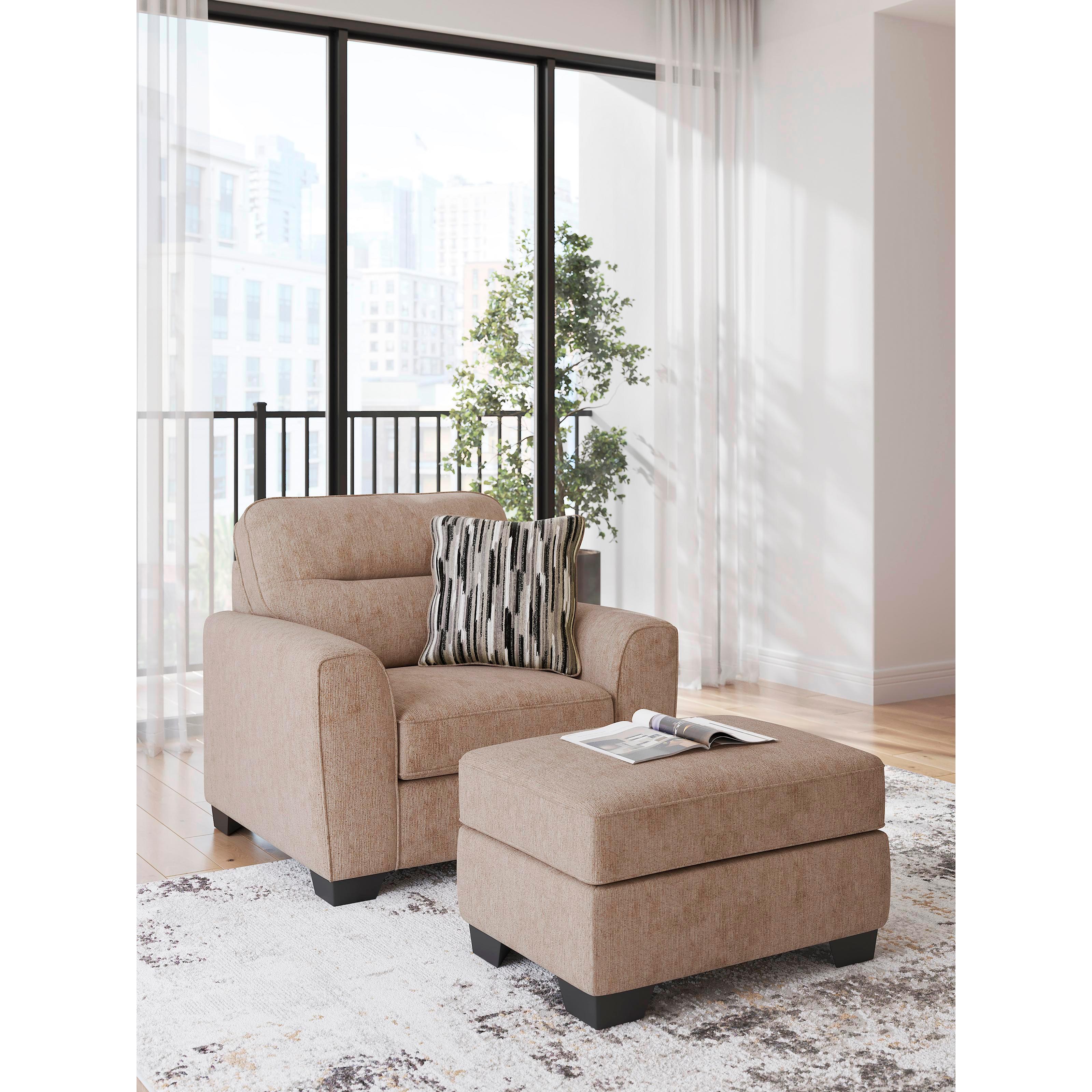  Manufacturer Color_Mocha --  Benchcraft Olten Stationary Fabric Chair IMAGE 6